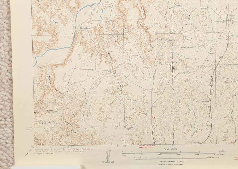 Vintage Topographical Maps of South Carolina