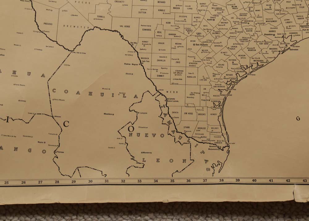Vintage Rand-McNally Map