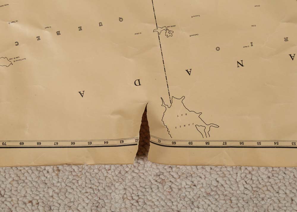 Vintage Rand-McNally Map