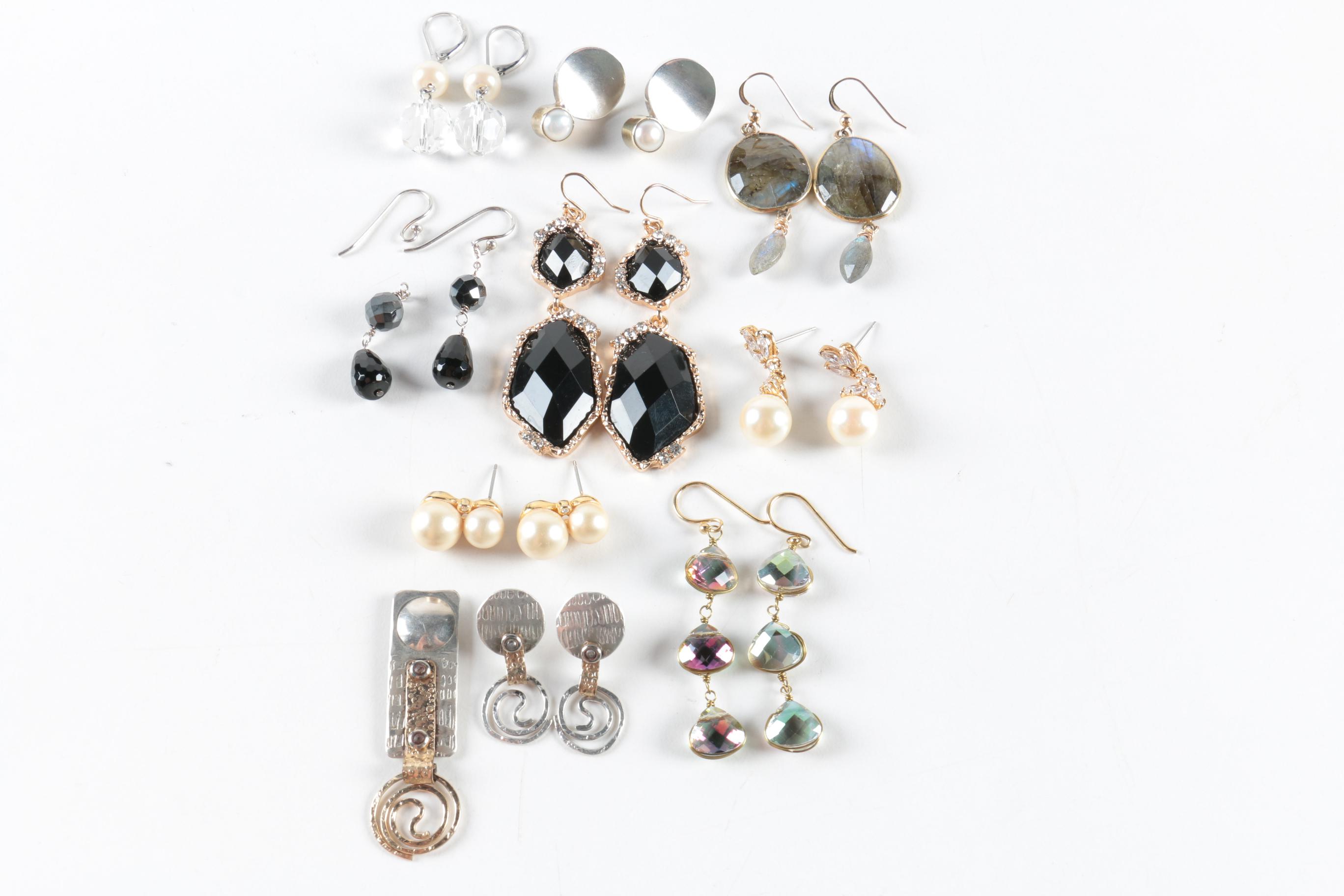 Assorted Costume Jewelry Including Faux Pearl Pieces