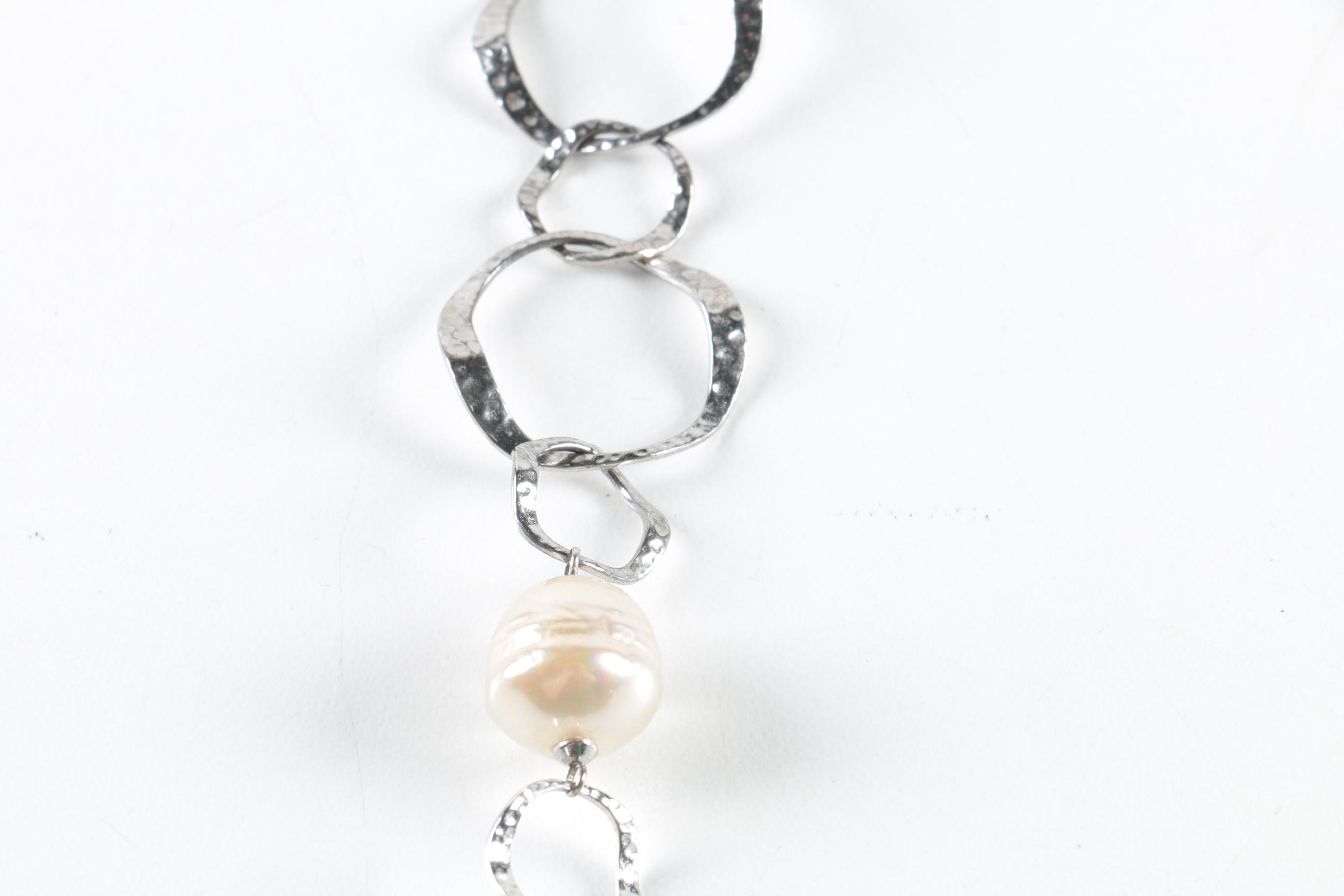 Assorted Costume Jewelry Including Faux Pearl Pieces