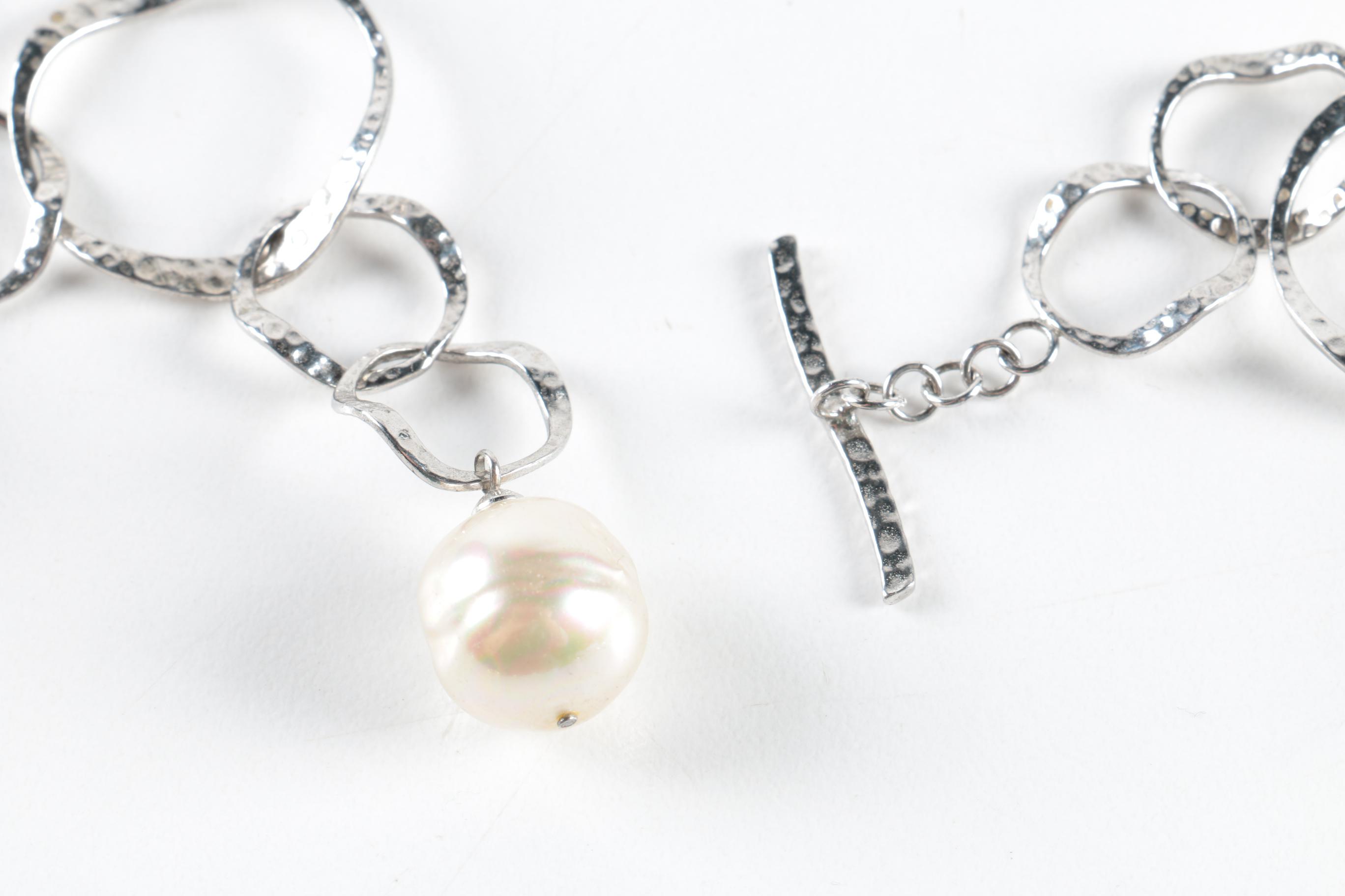 Assorted Costume Jewelry Including Faux Pearl Pieces