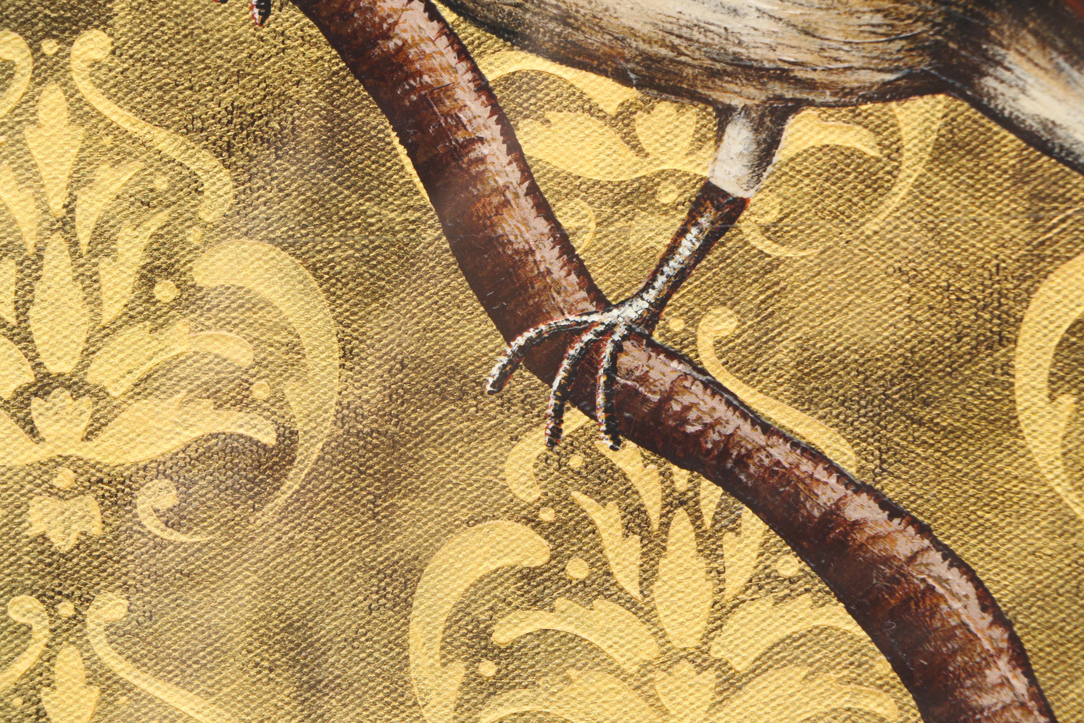 Wendy Detrick Worsham Limited Edition Offset Lithograph of a Finch