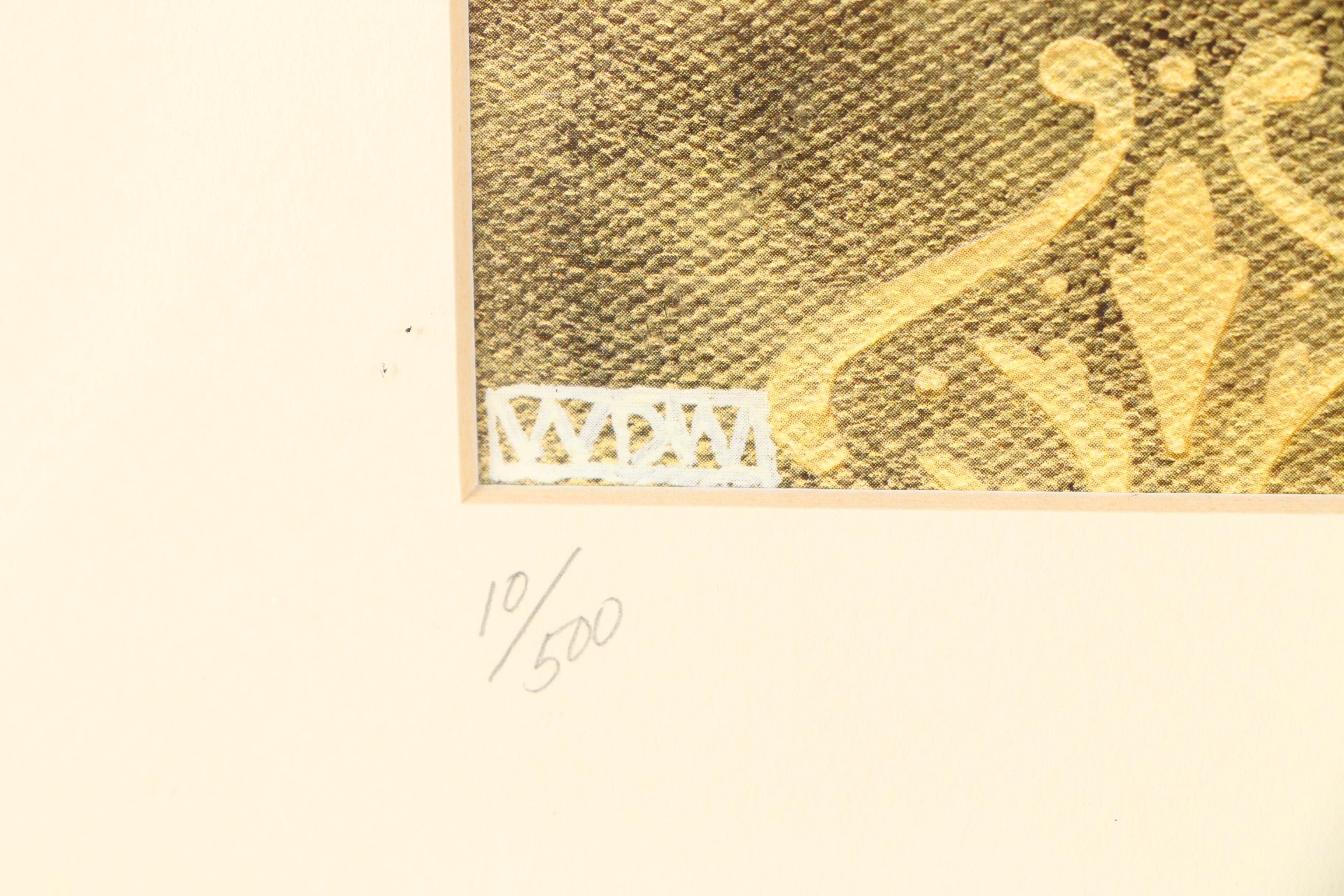 Wendy Detrick Worsham Limited Edition Offset Lithograph of a Finch