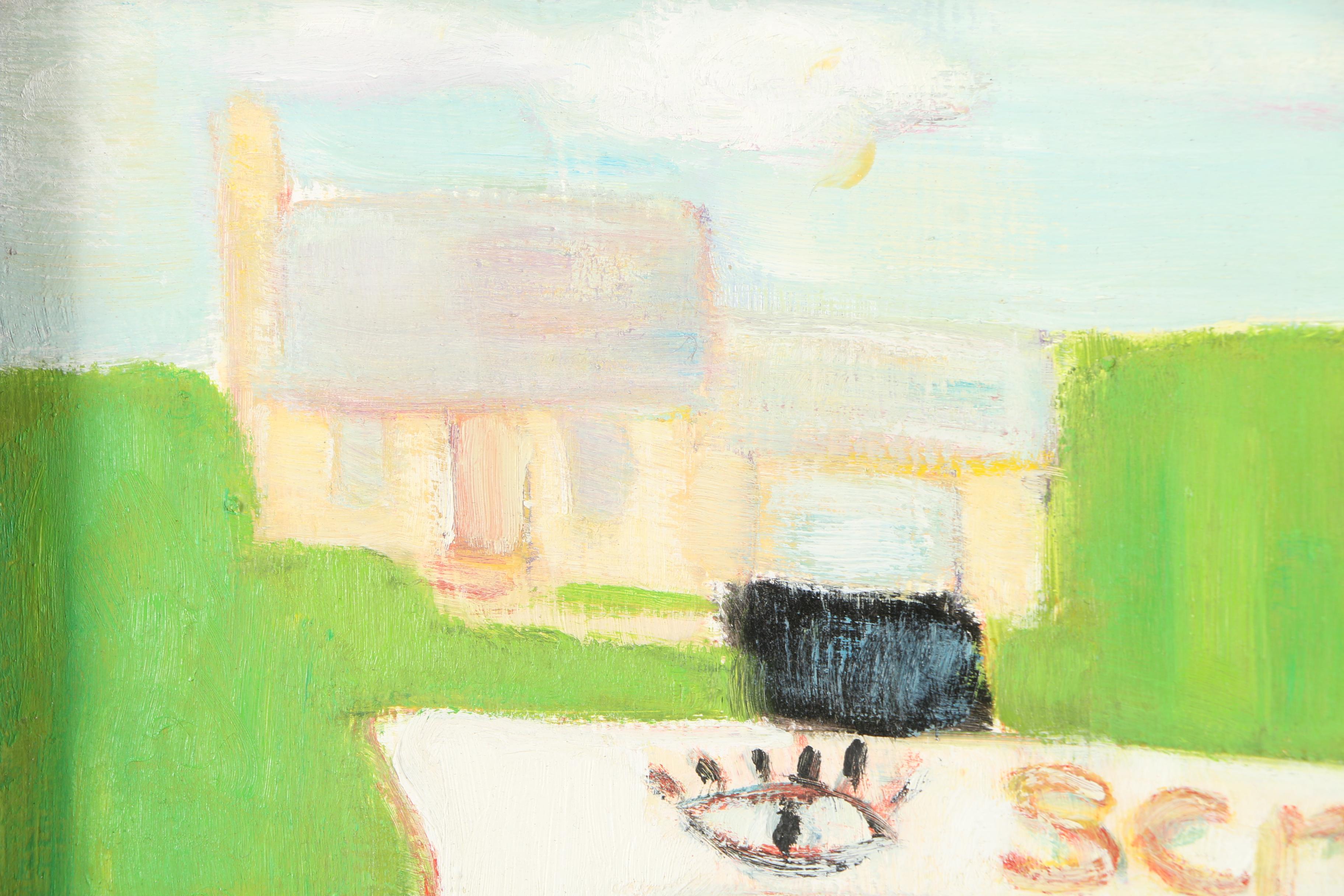 Mark Barry Oil Painting on Board "I Scream Too"