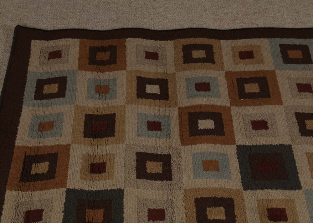 "Modern Squares" Machine Made Area Rug
