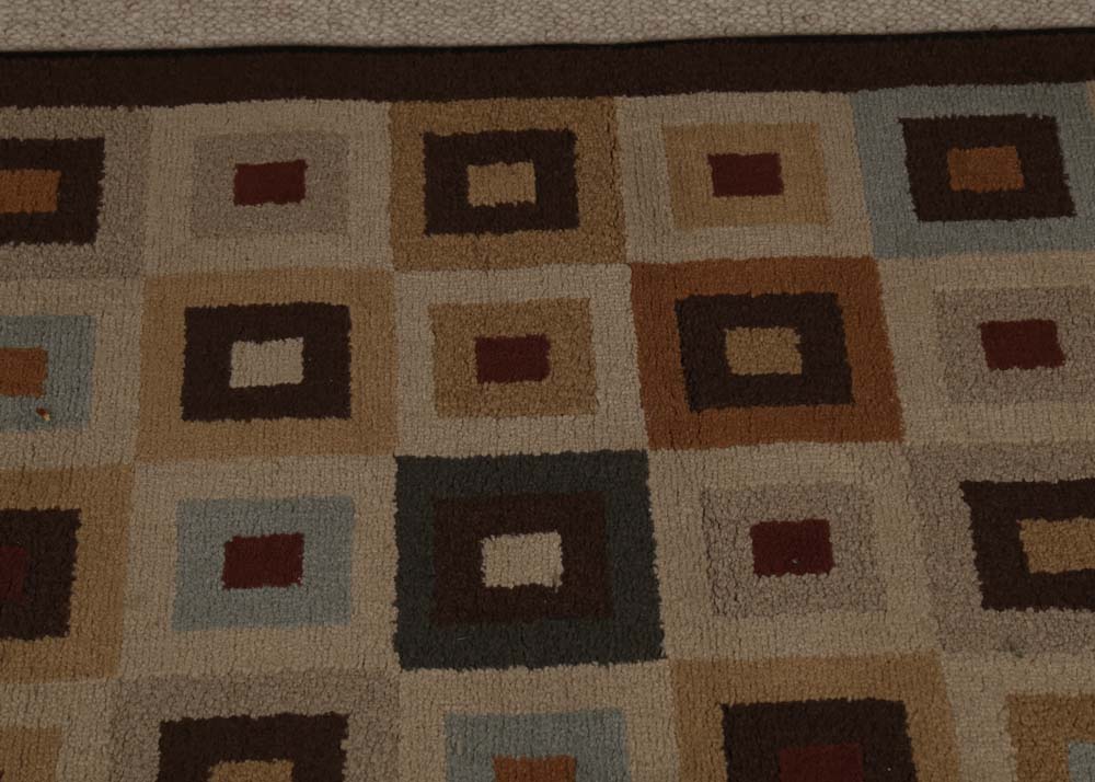 "Modern Squares" Machine Made Area Rug