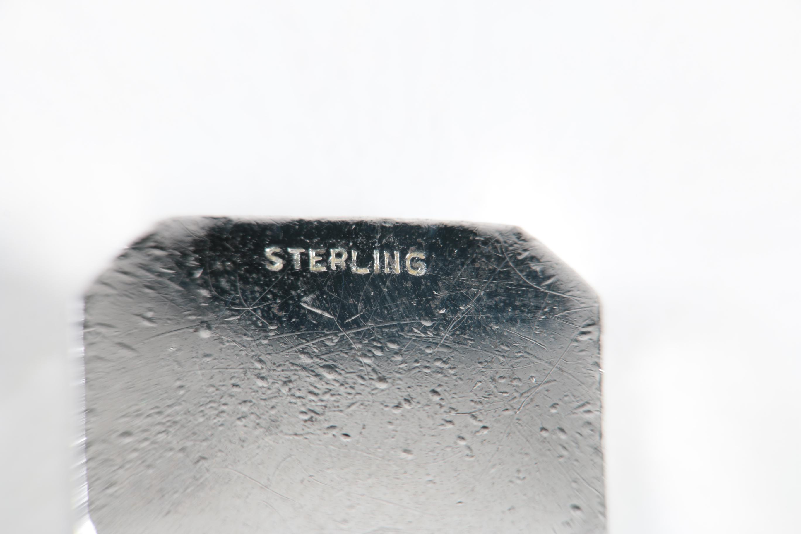 Sterling Silver Jewelry Including an Onyx Necklace