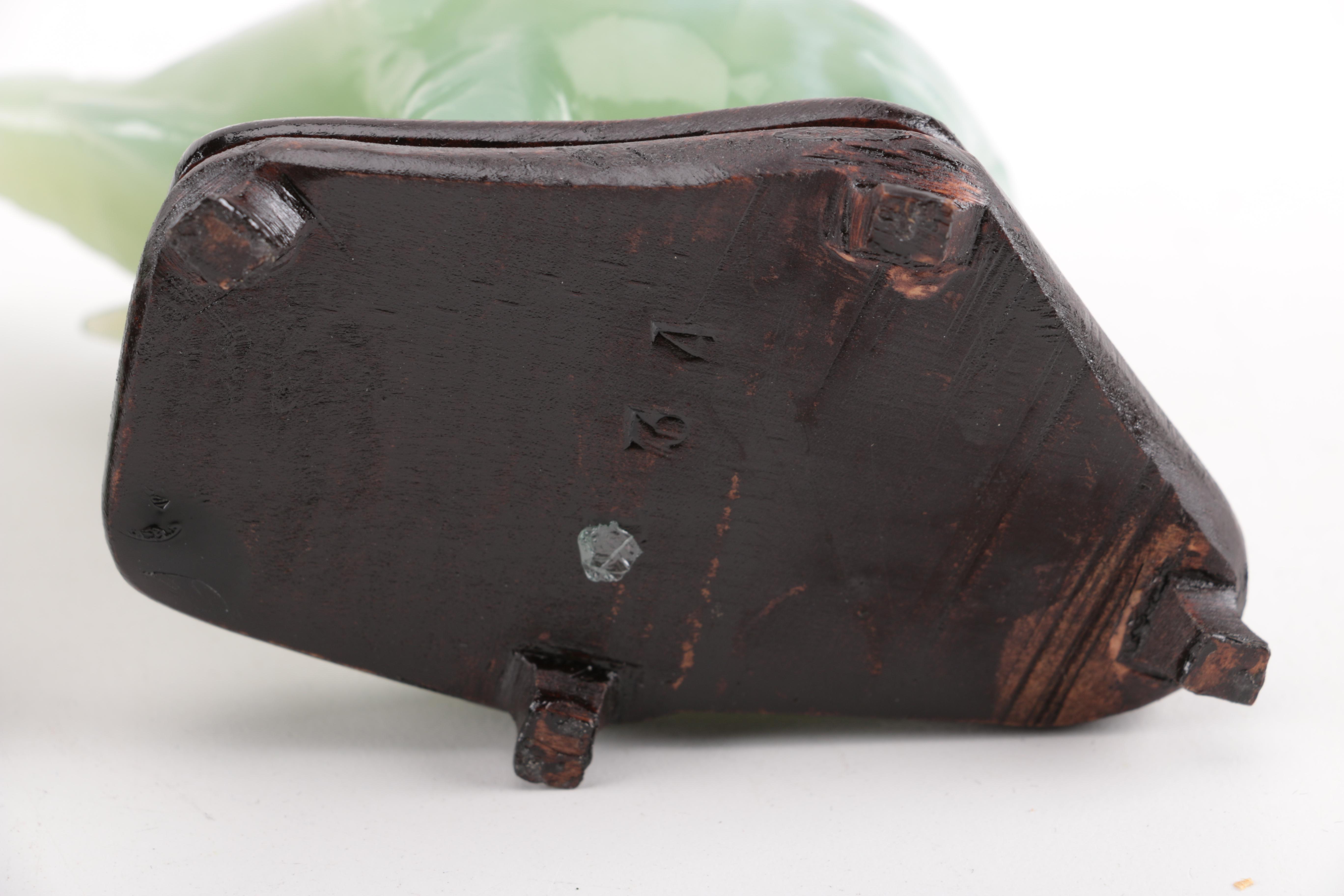 Pair of Hand-Carved Bowenite Elephants