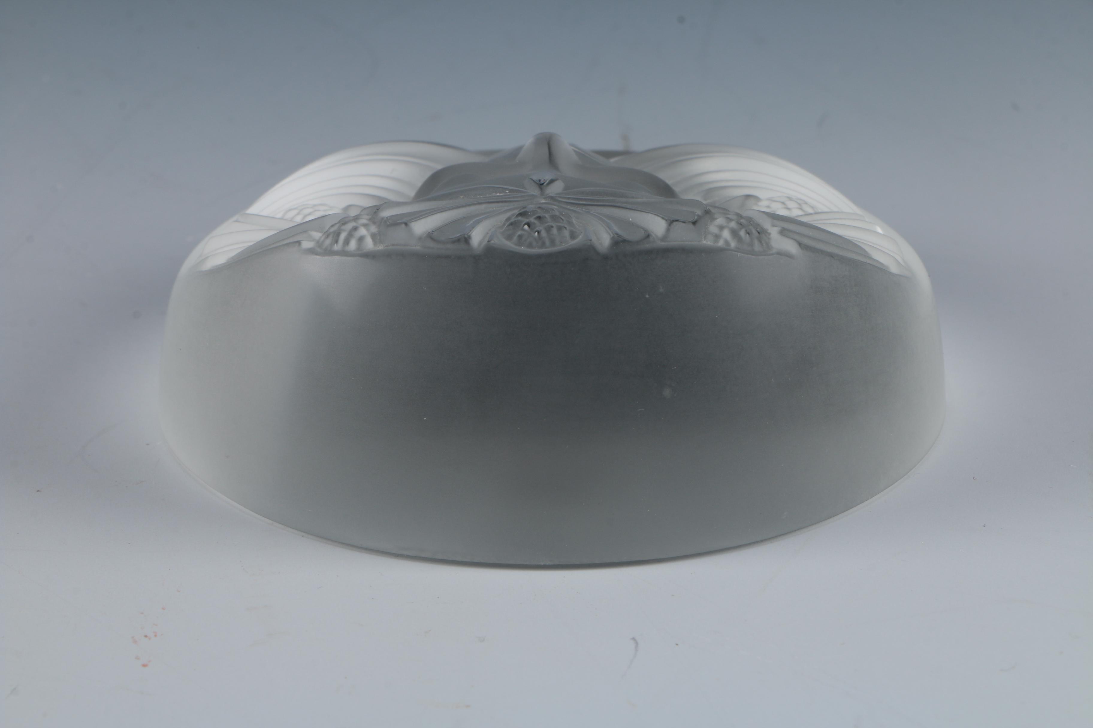 Lalique Frosted Crystal "Psyche" Paperweight