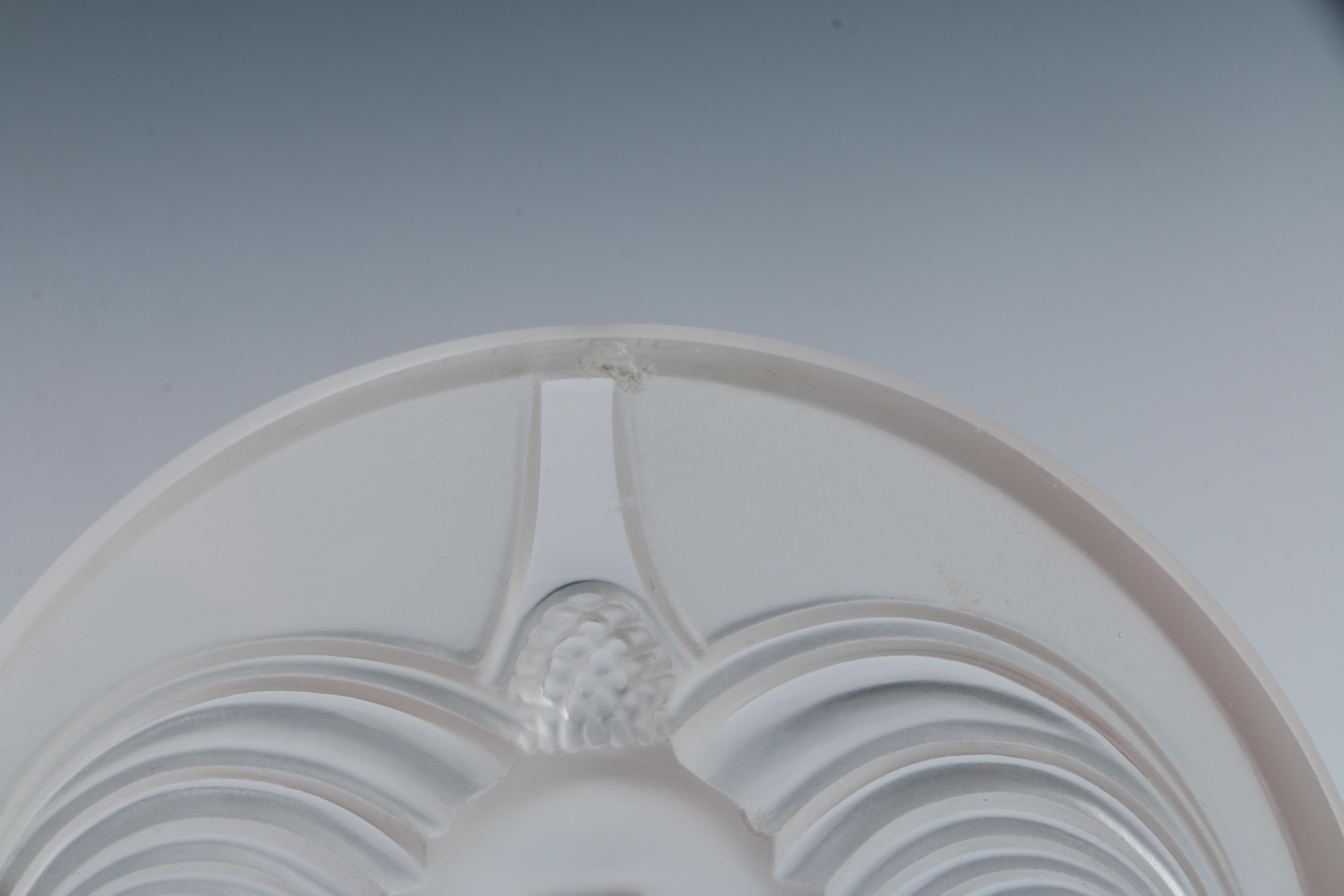 Lalique Frosted Crystal "Psyche" Paperweight