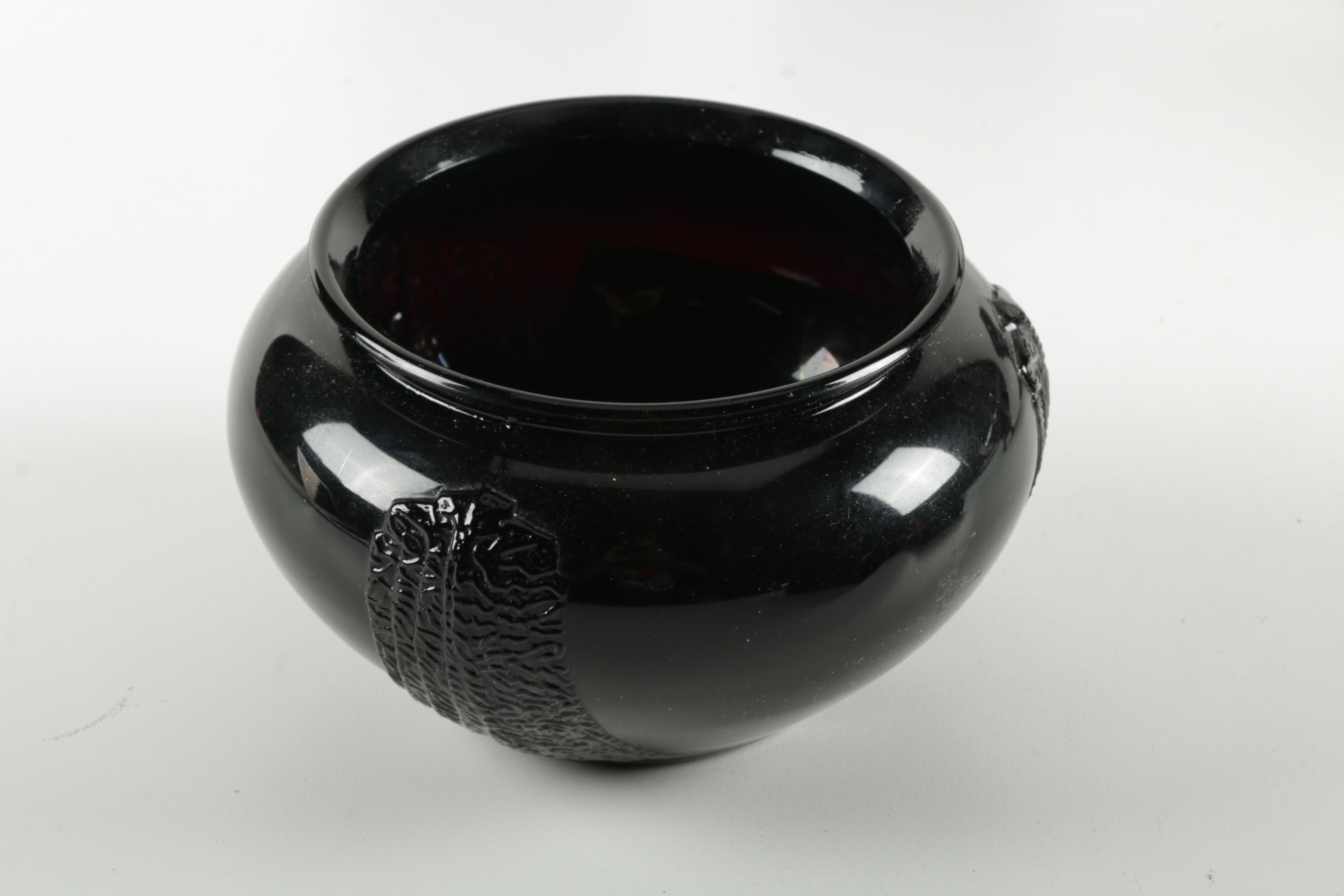 Black Decor Including Vases