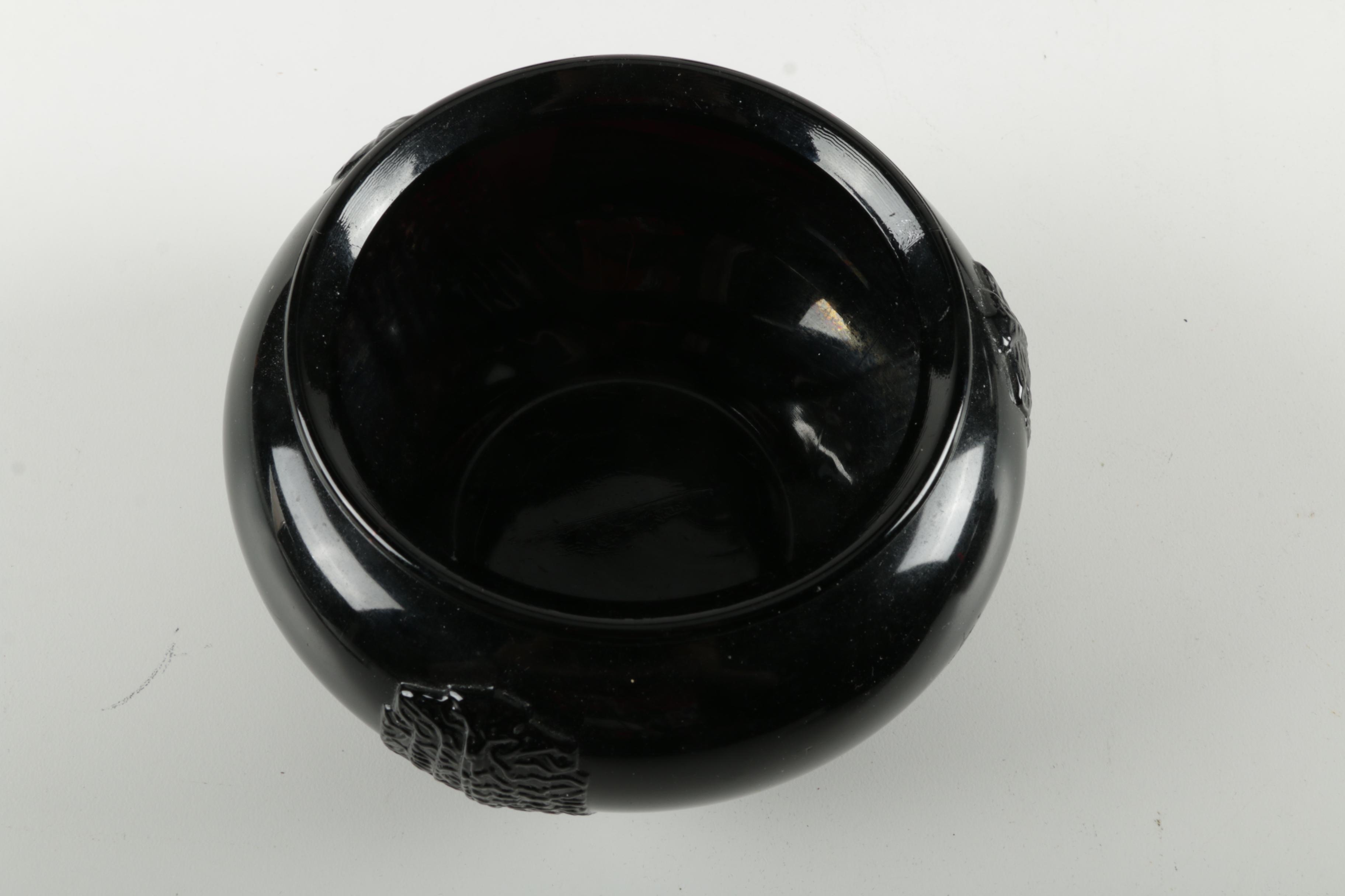 Black Decor Including Vases