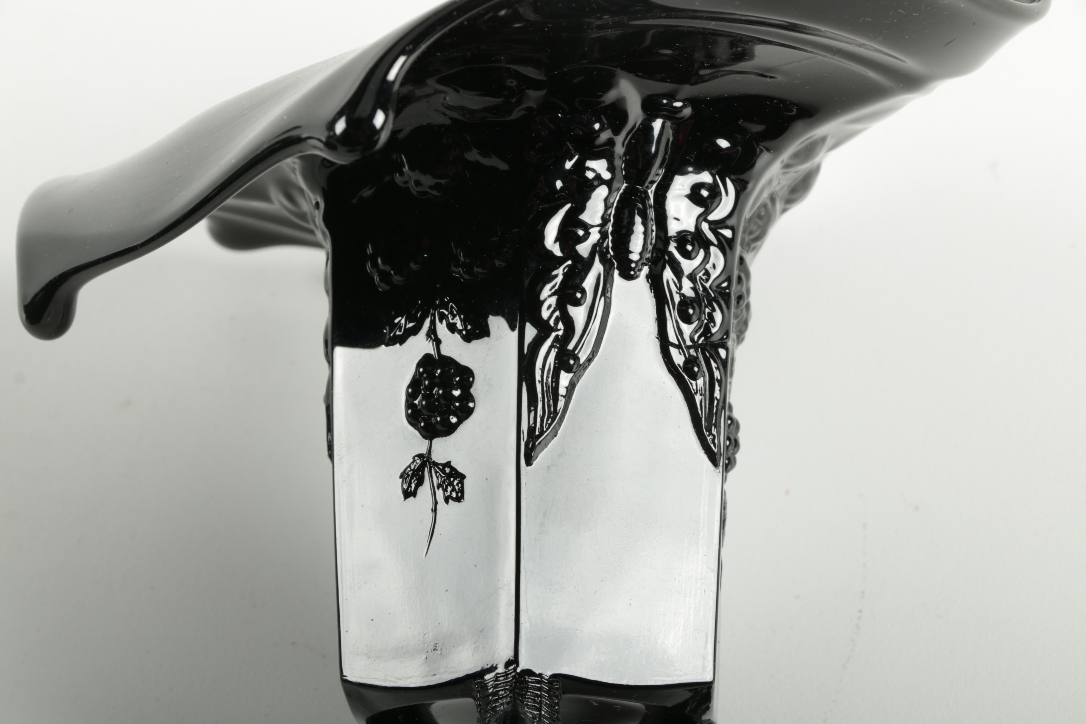 Black Decor Including Vases