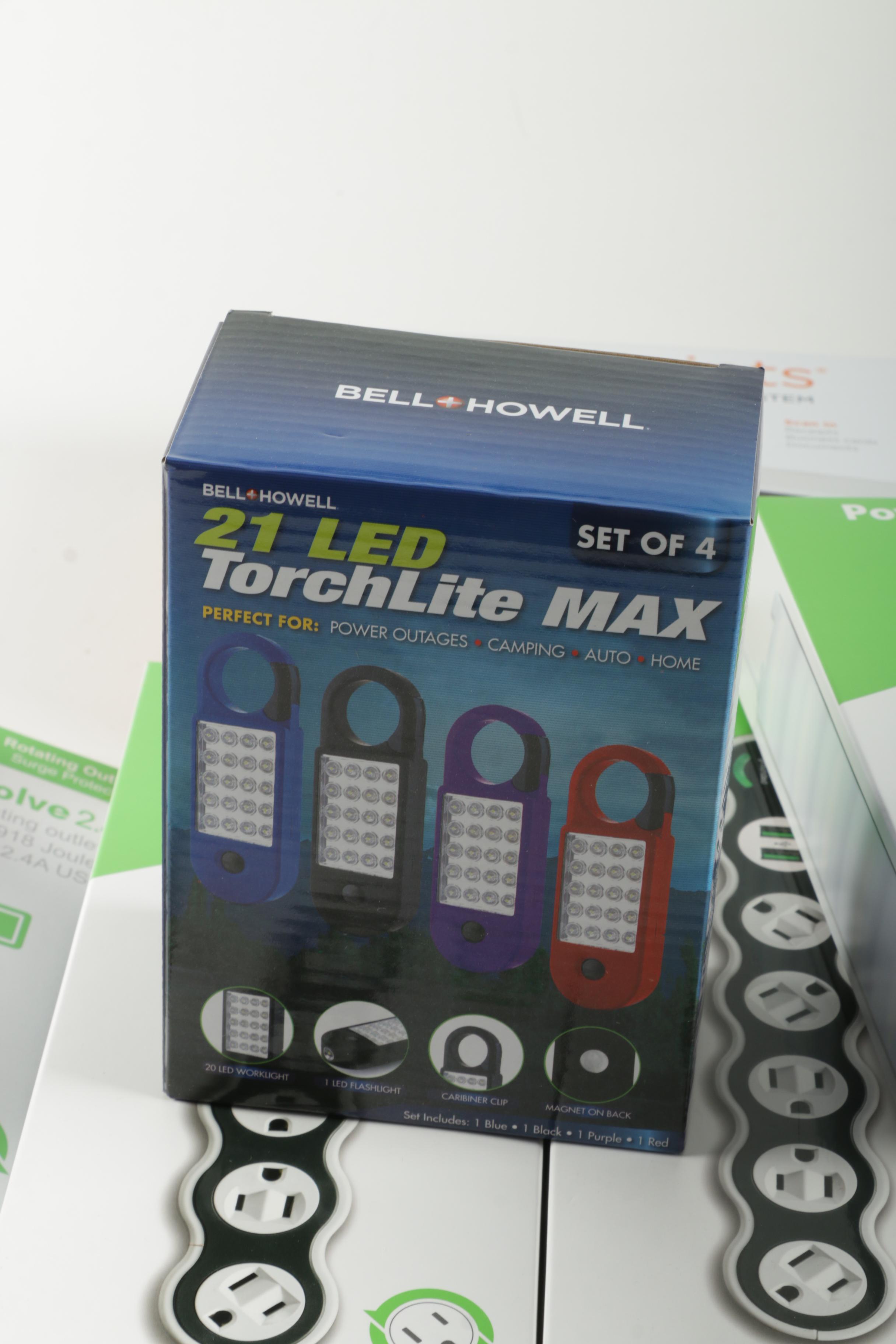 Neat Receipts Scanner with Assorted Surge Protectors