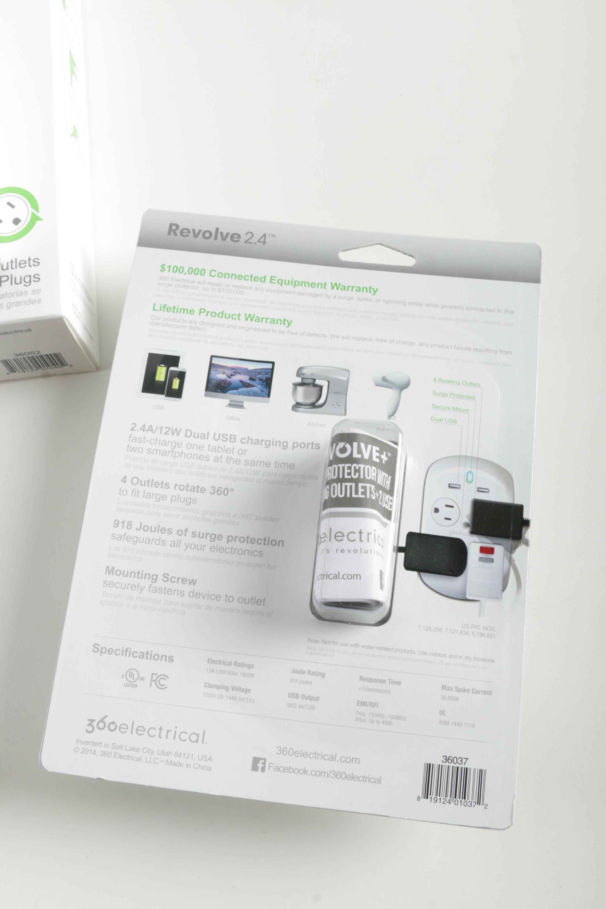 Neat Receipts Scanner with Assorted Surge Protectors