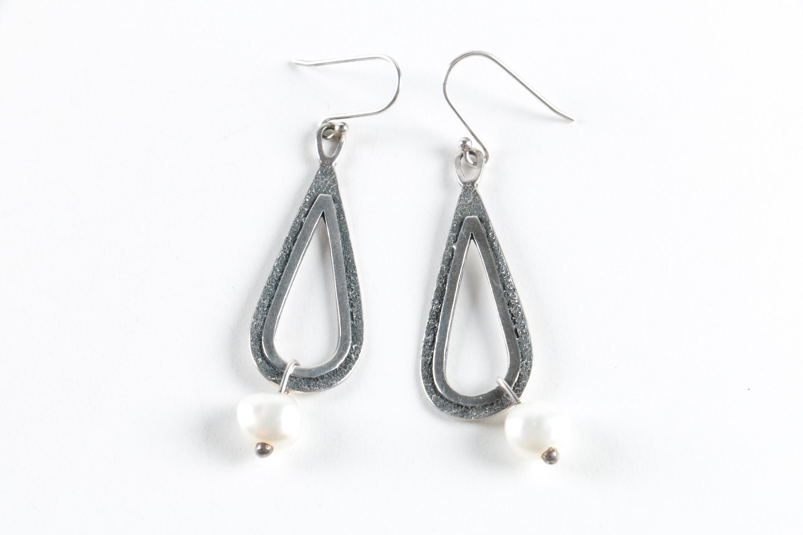 Assorted Sterling Silver Jewelry with Gemstones and Diamonds