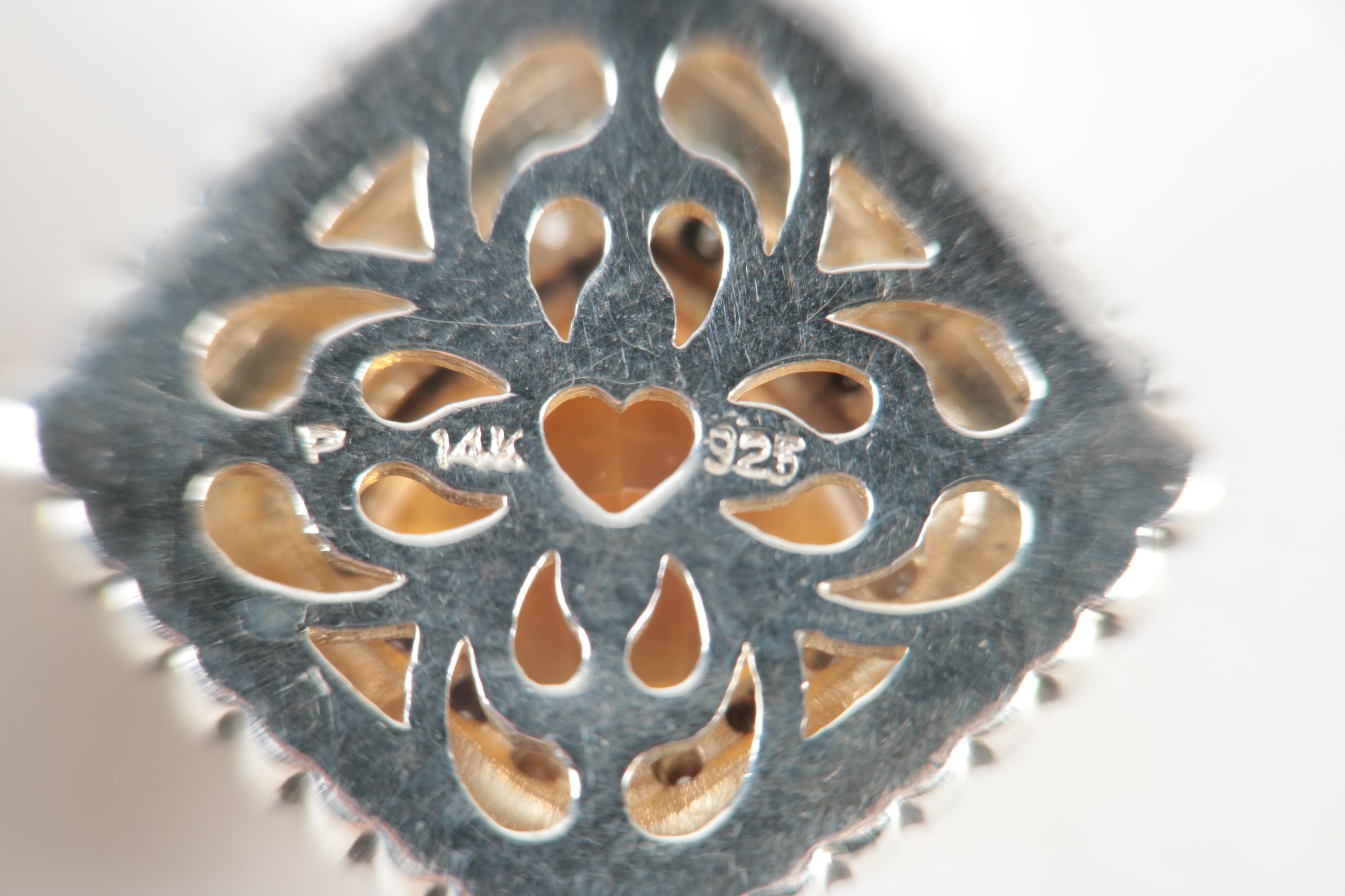 Assorted Sterling Silver Jewelry with Gemstones and Diamonds