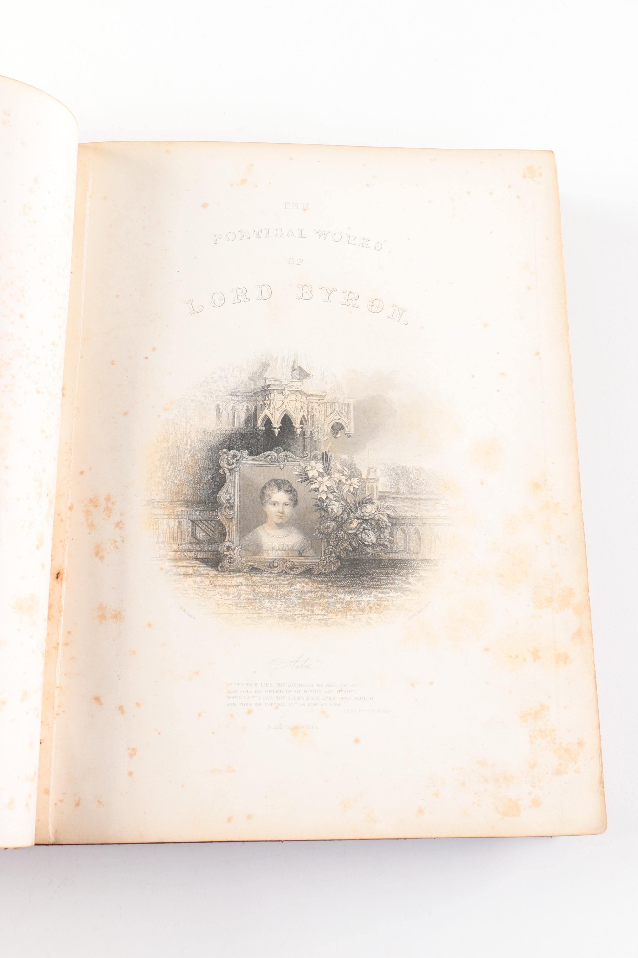 1849 "The Byron Gallery of Engravings" Illustrations of Lord Byron's Poetry