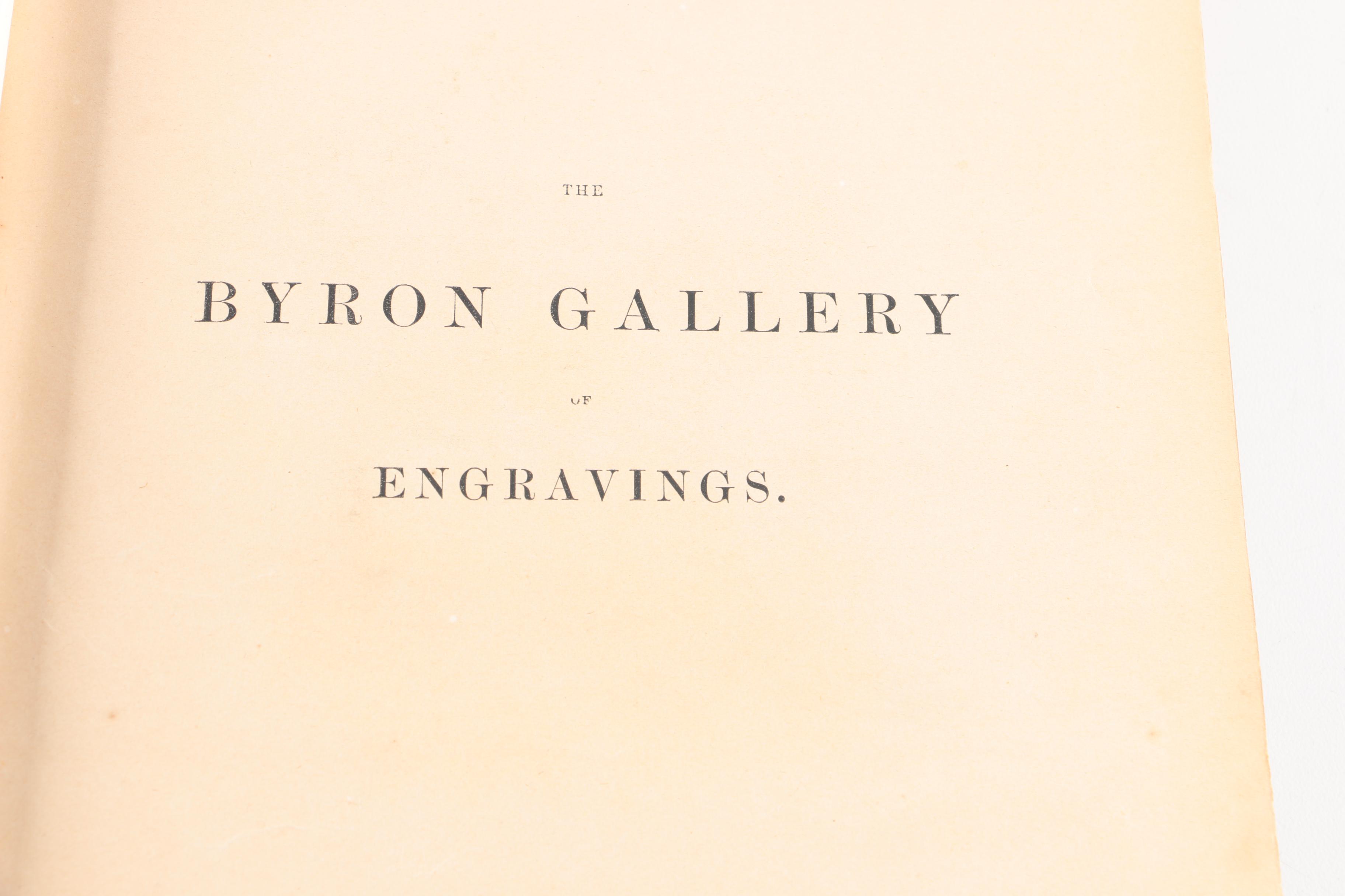 1849 "The Byron Gallery of Engravings" Illustrations of Lord Byron's Poetry