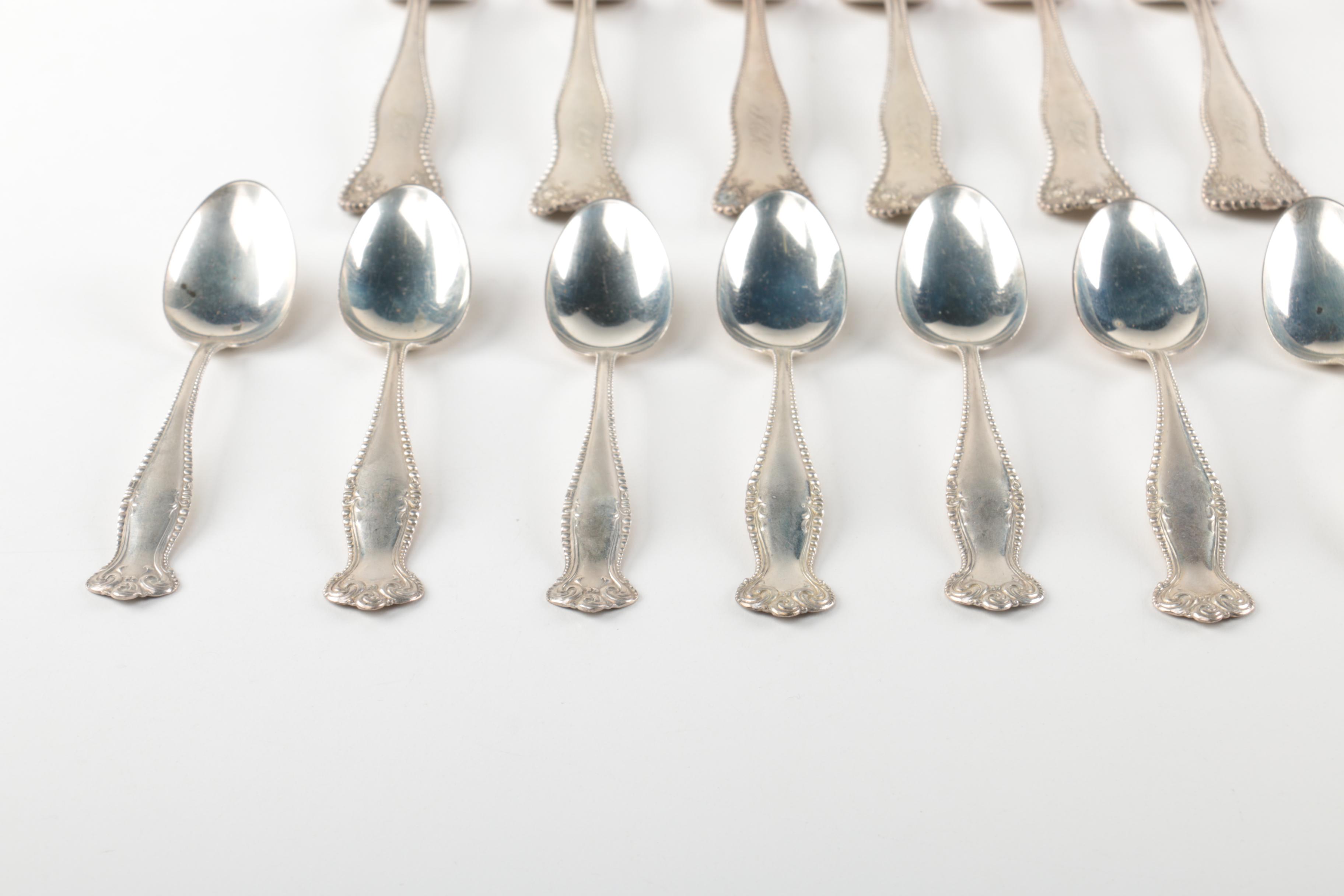 Assorted Sterling Silver Flatware Featuring Gorham