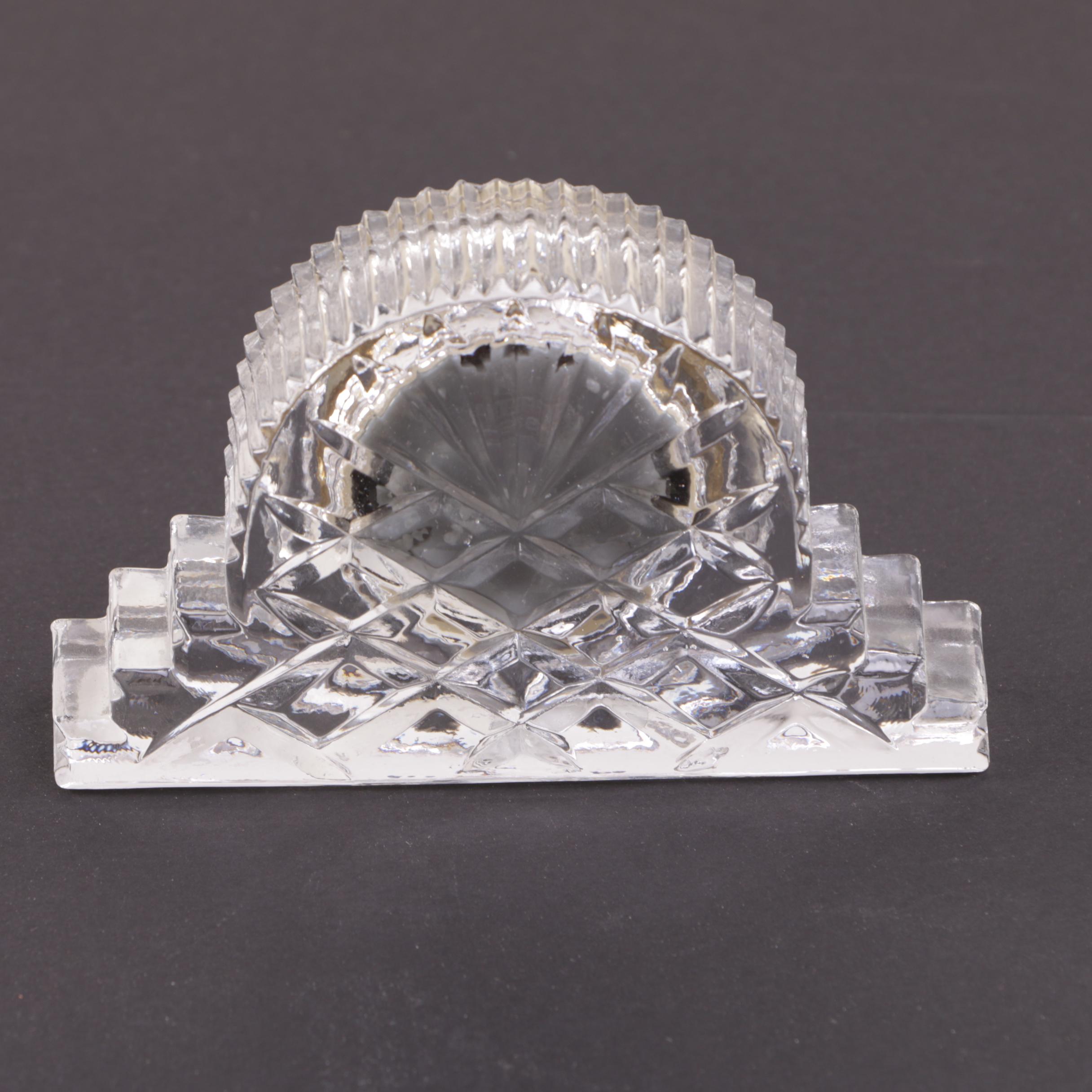 Godinger "Crystal Legends" Accent Clock