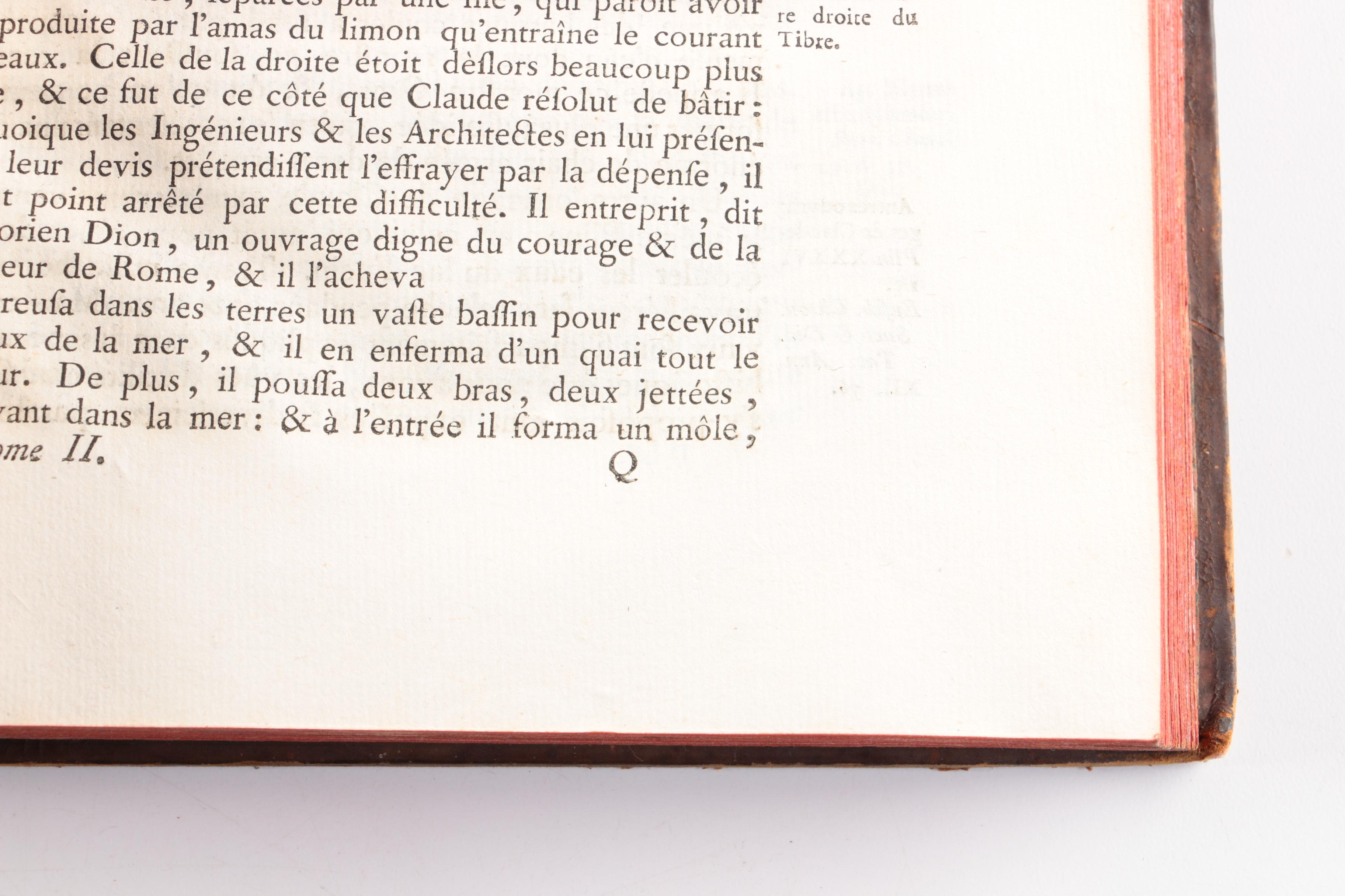 1751 Volume II "Histoire des Empereurs Romains" by Crevier