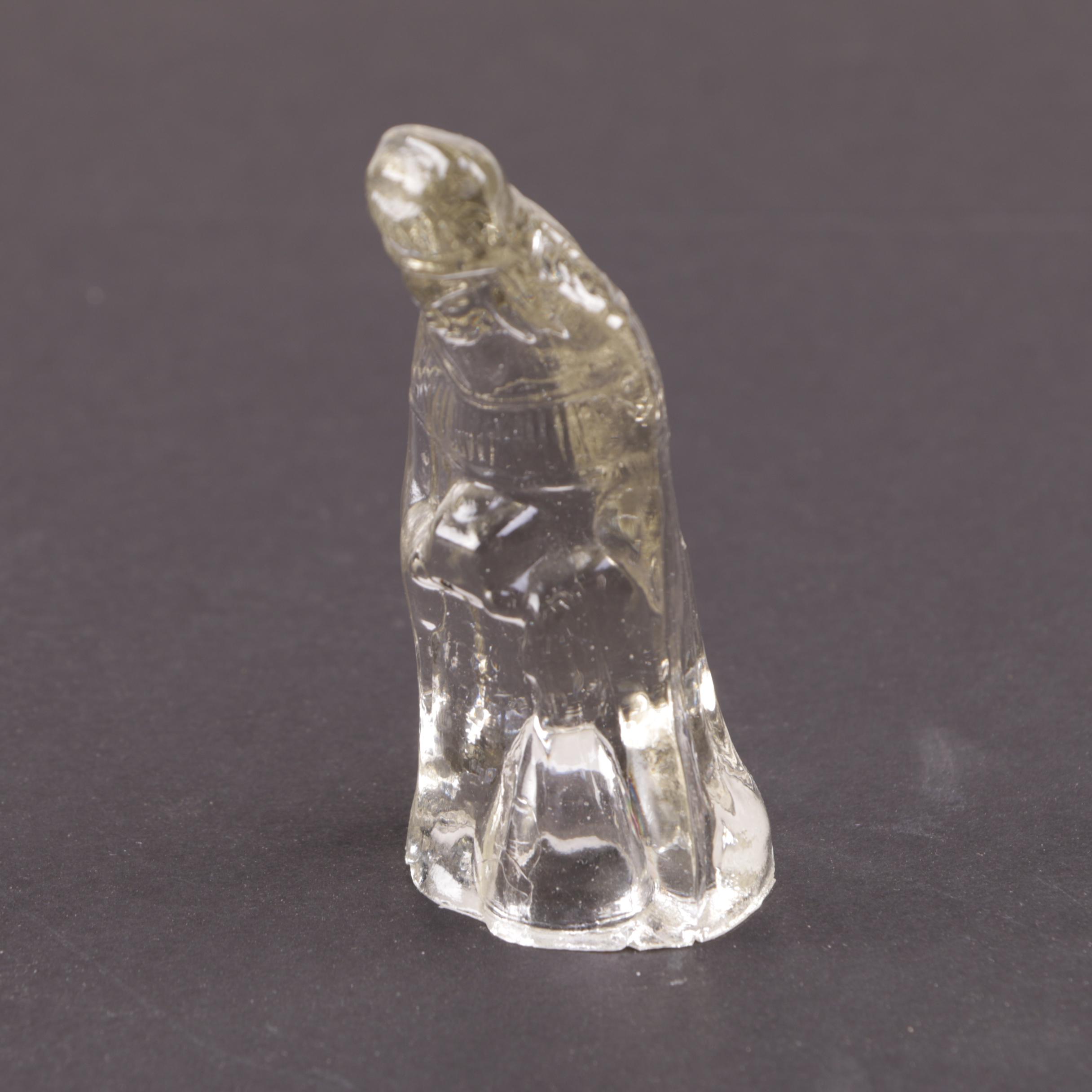 Glass Nativity Figurine Set