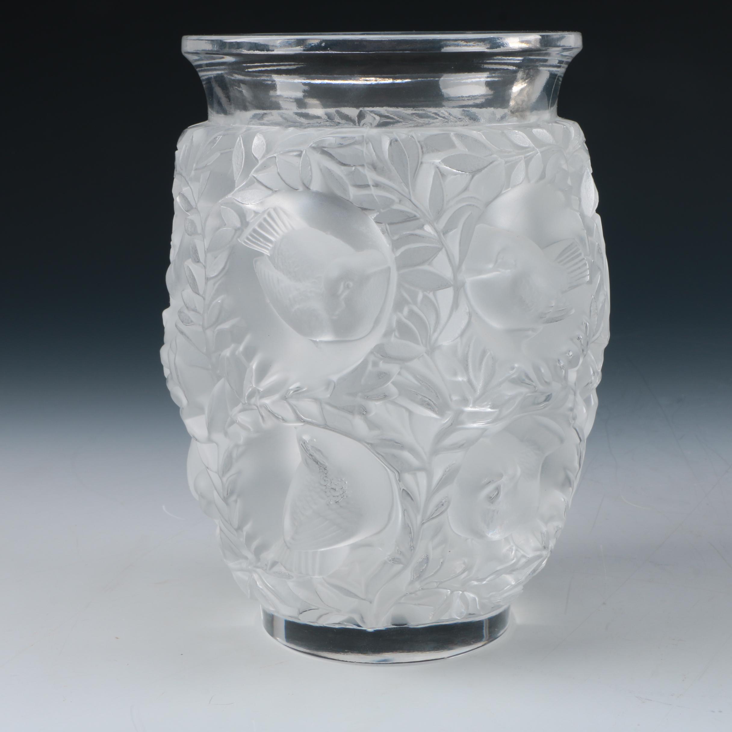 Lalique "Bagatelle" Crystal Vase