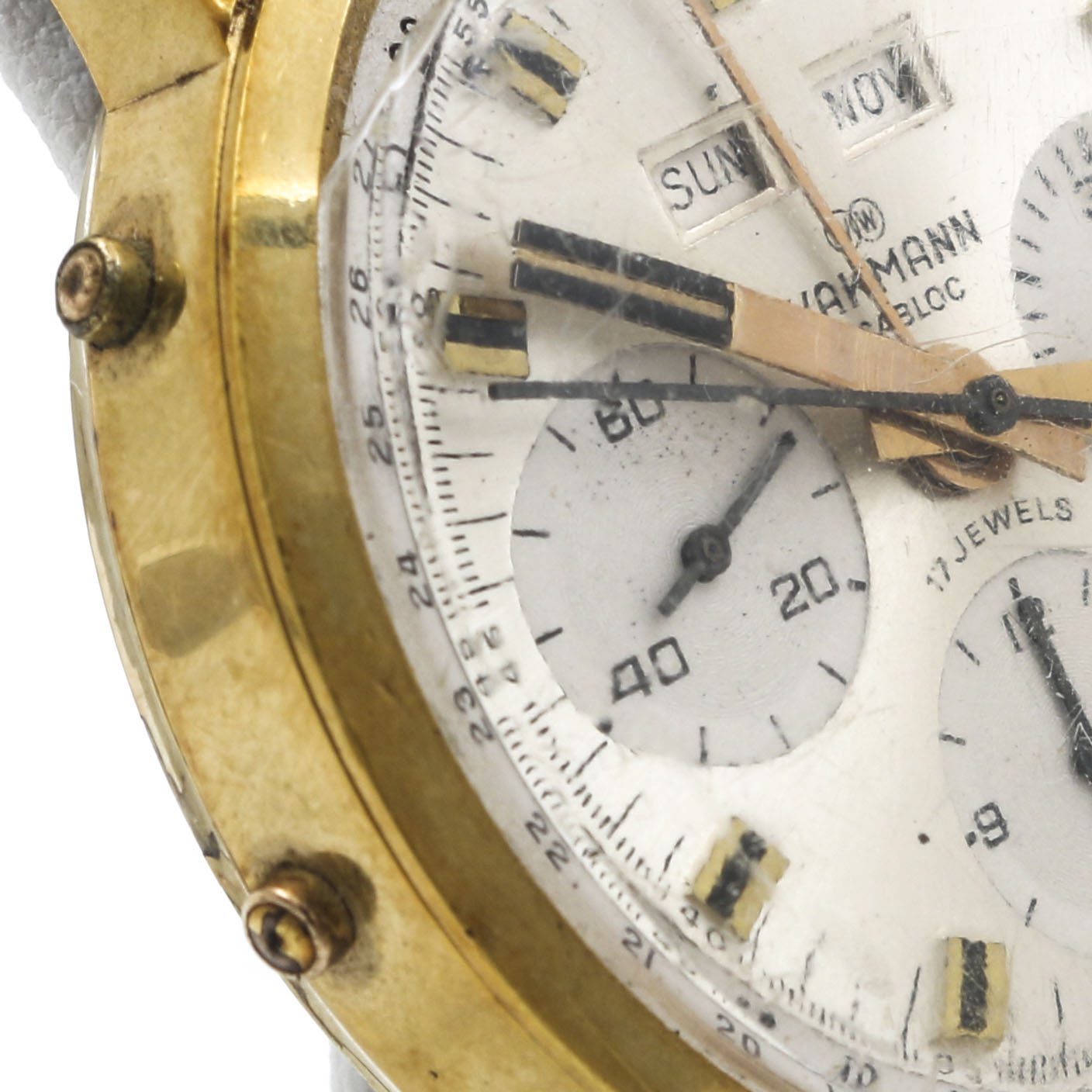 Wakmann Incabloc Stainless Steel Watch