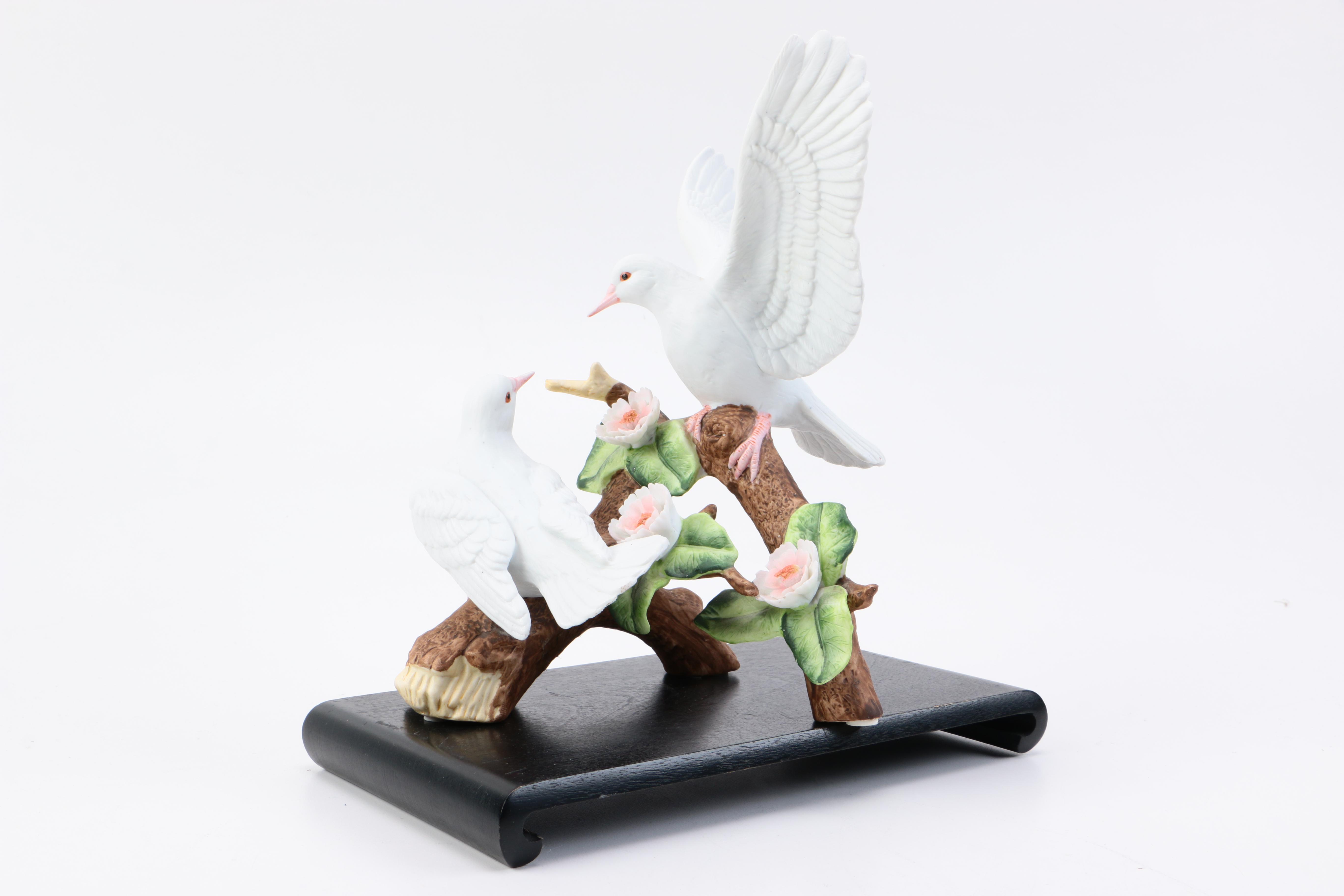 Porcelain Doves Figurine