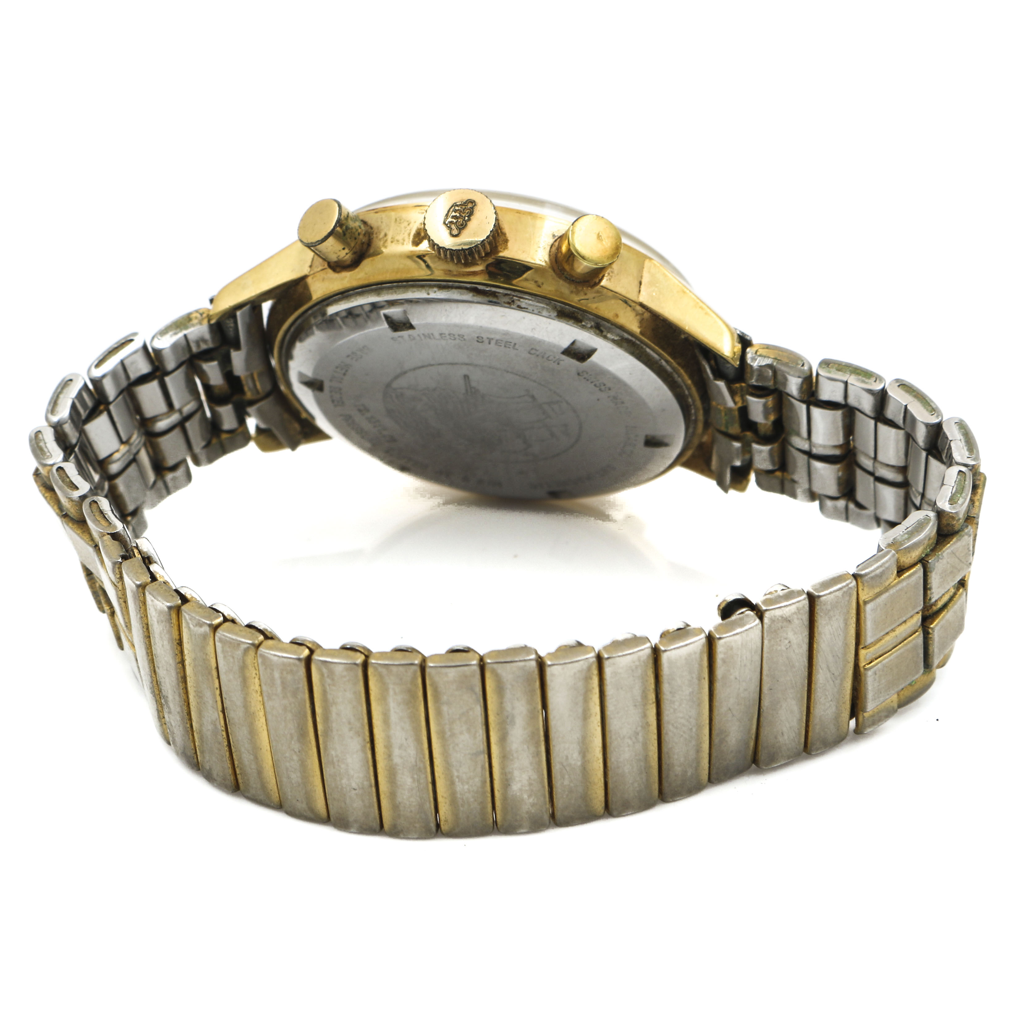 Wakmann Incabloc Stainless Steel Watch