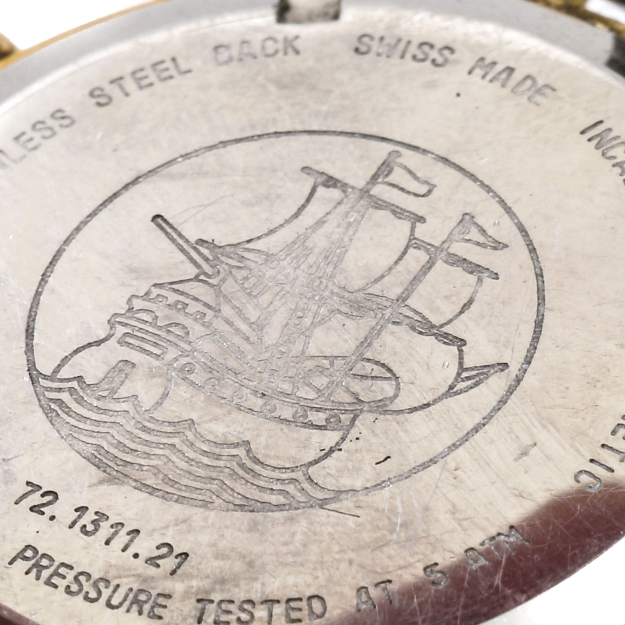 Wakmann Incabloc Stainless Steel Watch