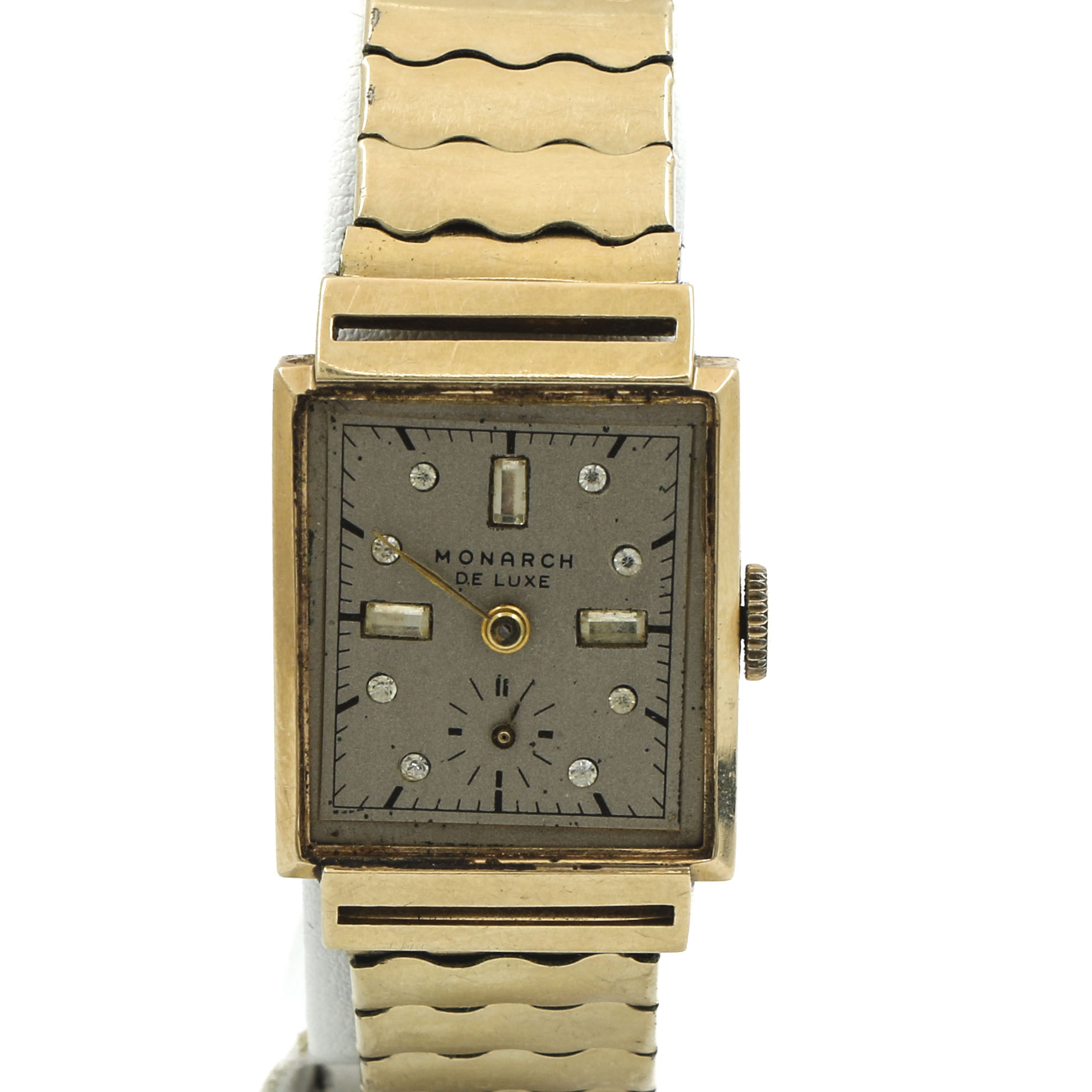 14K Yellow Gold Monarch De Luxe Watch