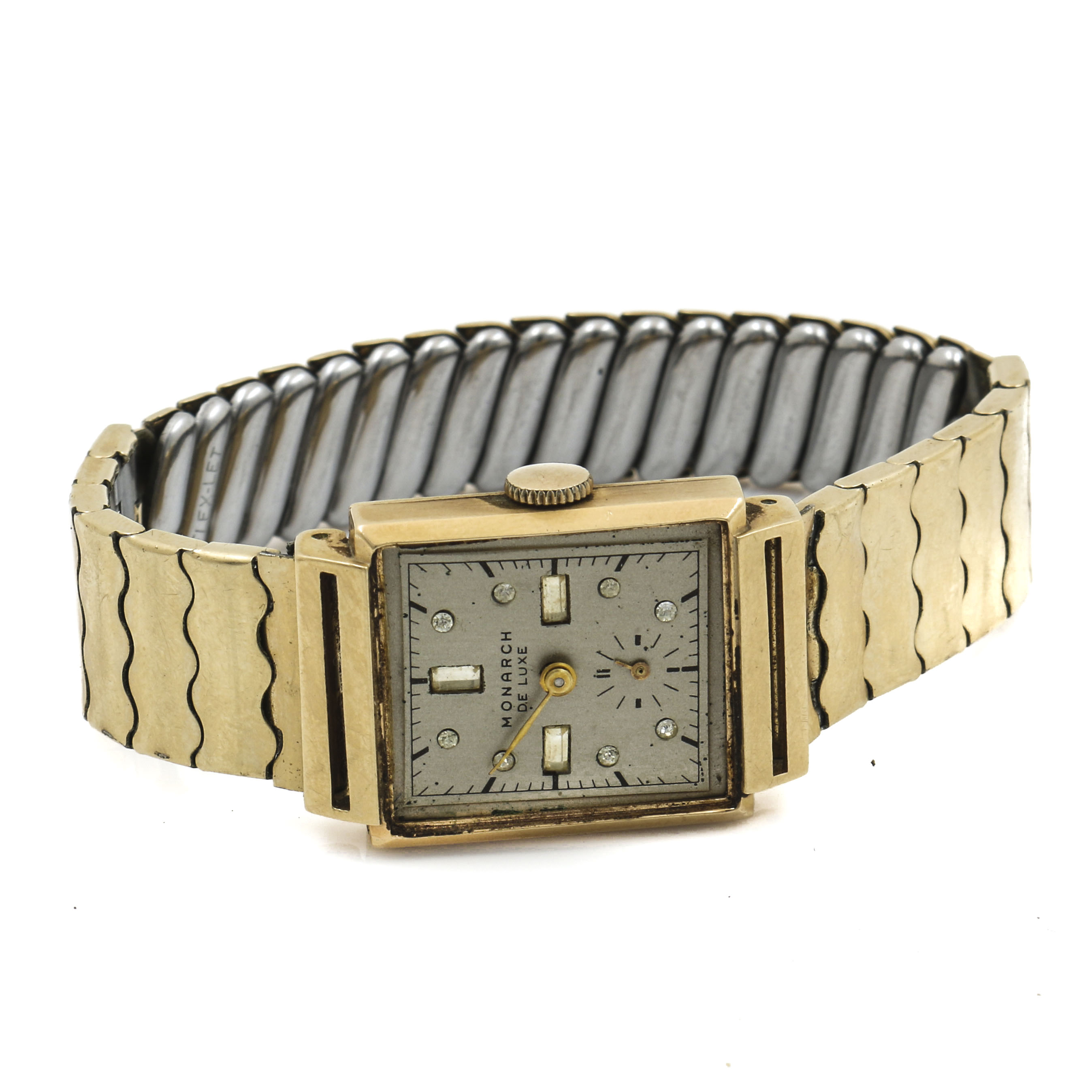 14K Yellow Gold Monarch De Luxe Watch