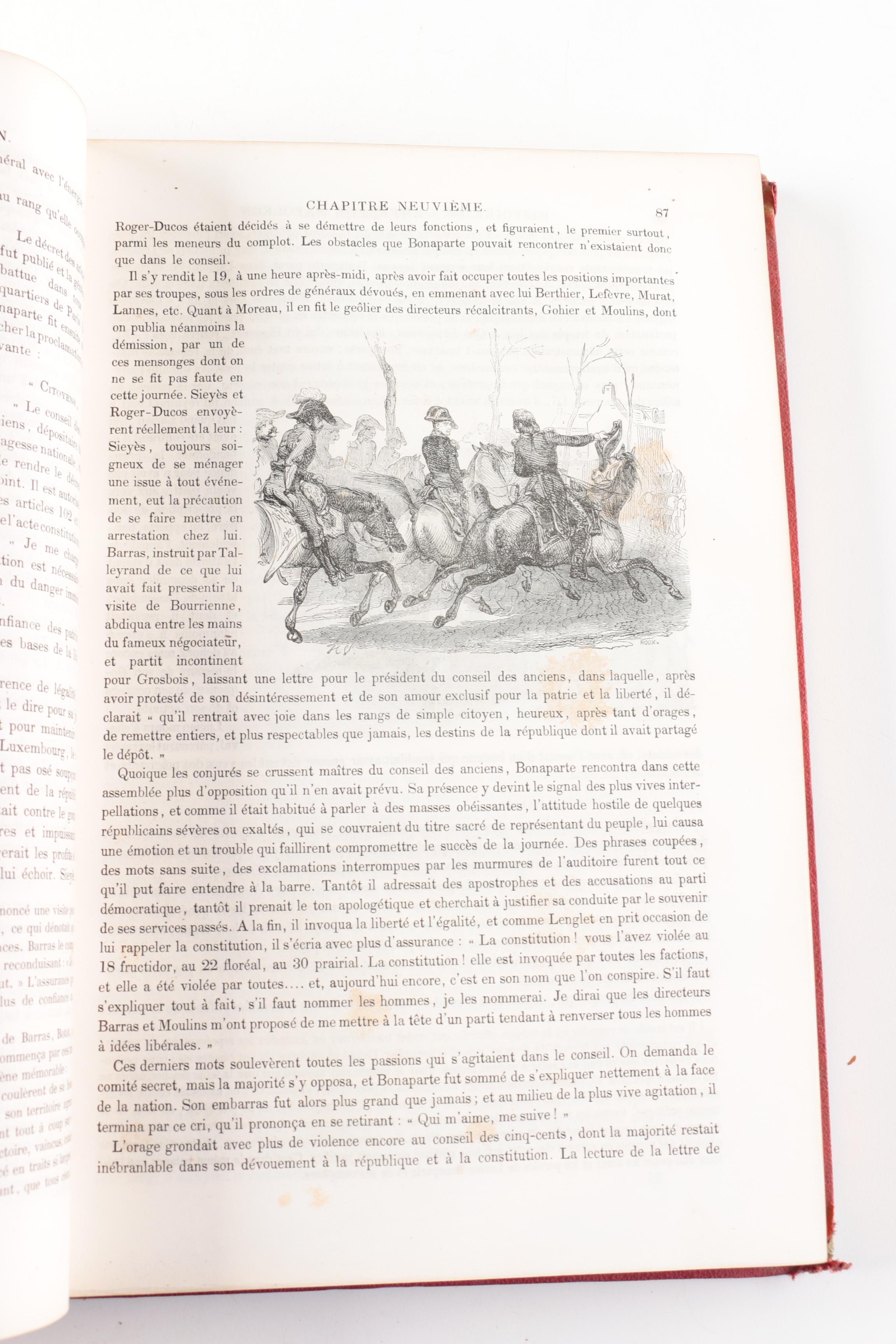 1852 "Histoire de l'Empereur Napoléon" Illustrated by Horace Vernet