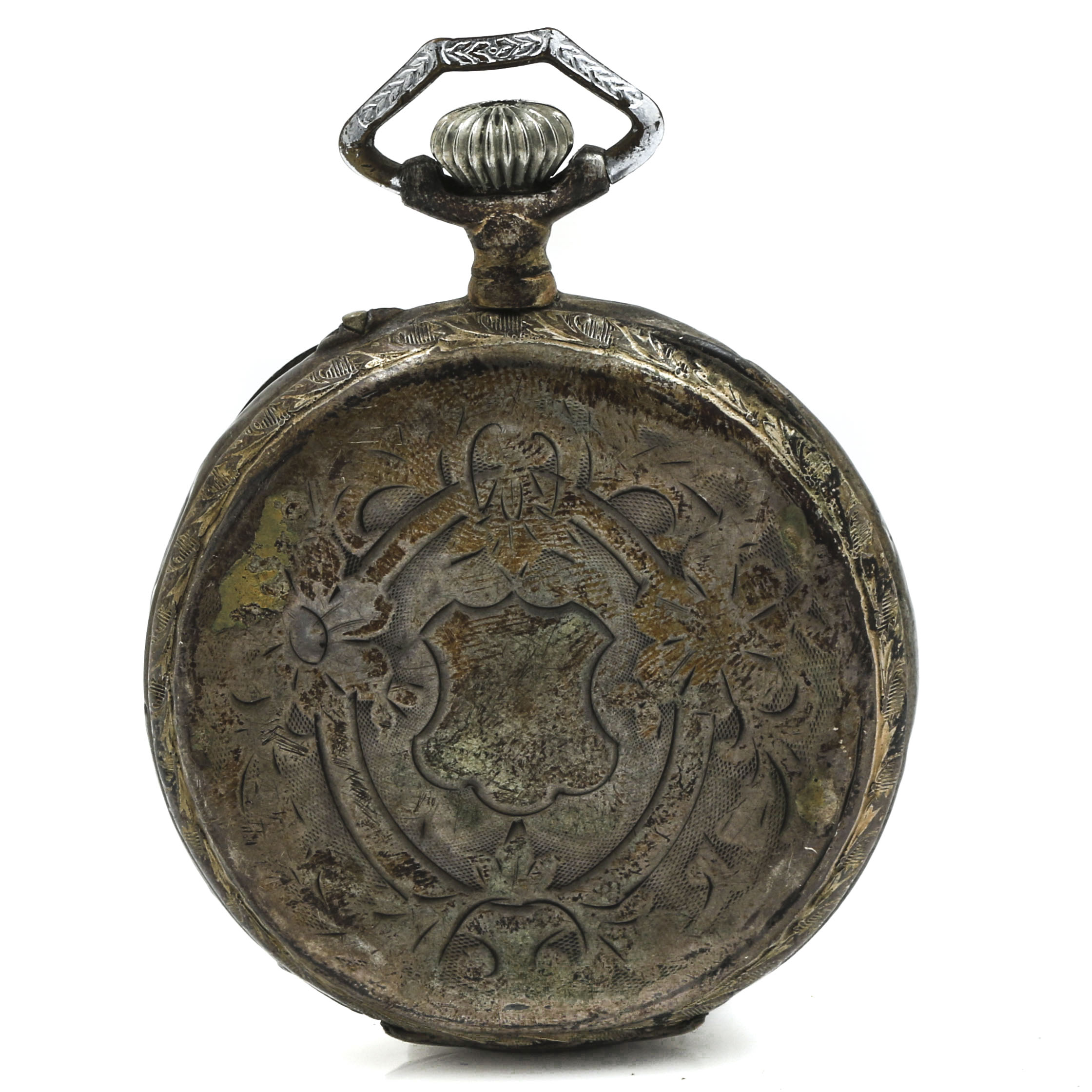 Antique 800 Silver Pocket Watch