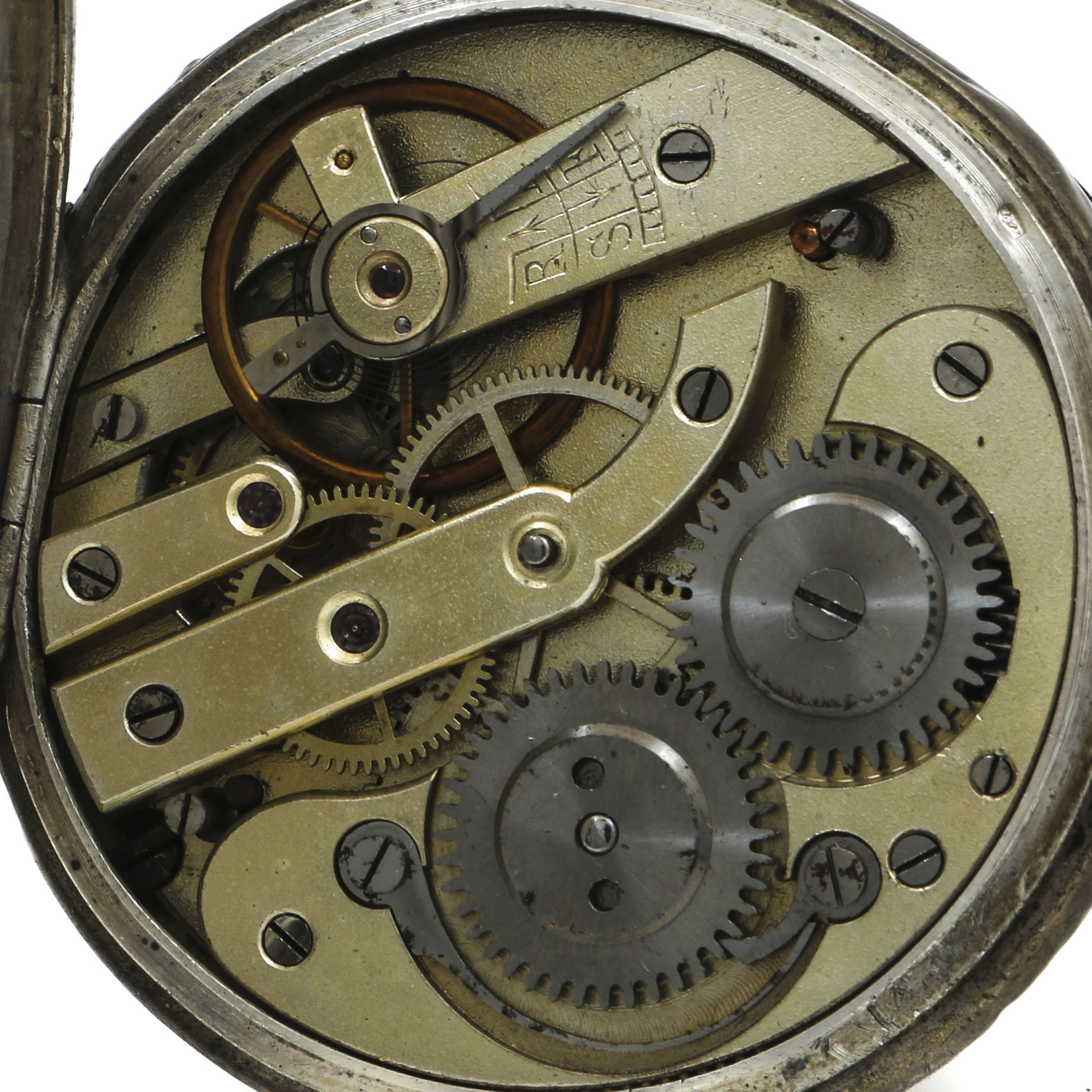 Antique 800 Silver Pocket Watch