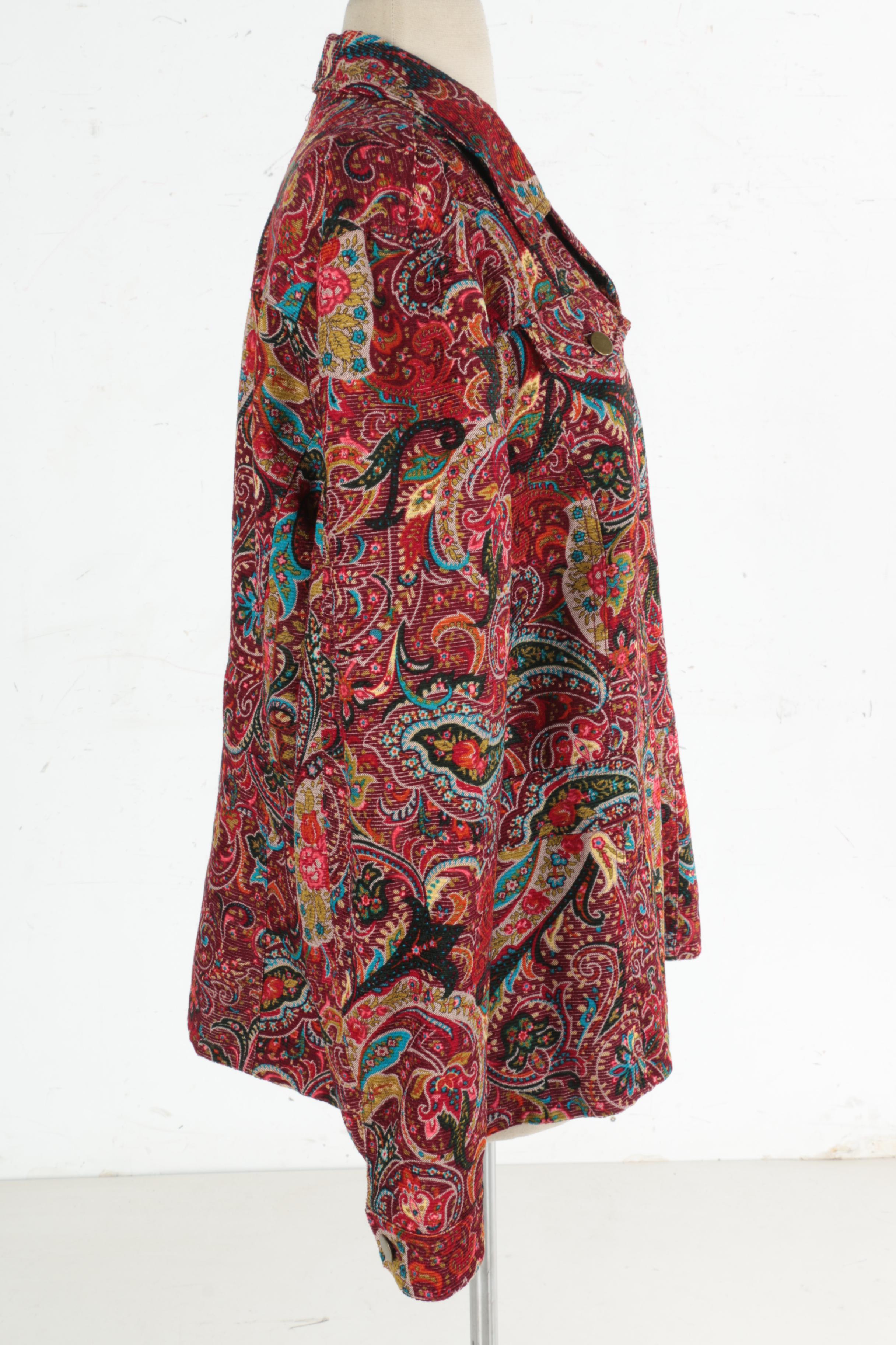 Women's Coldwater Creek Paisley Jacket