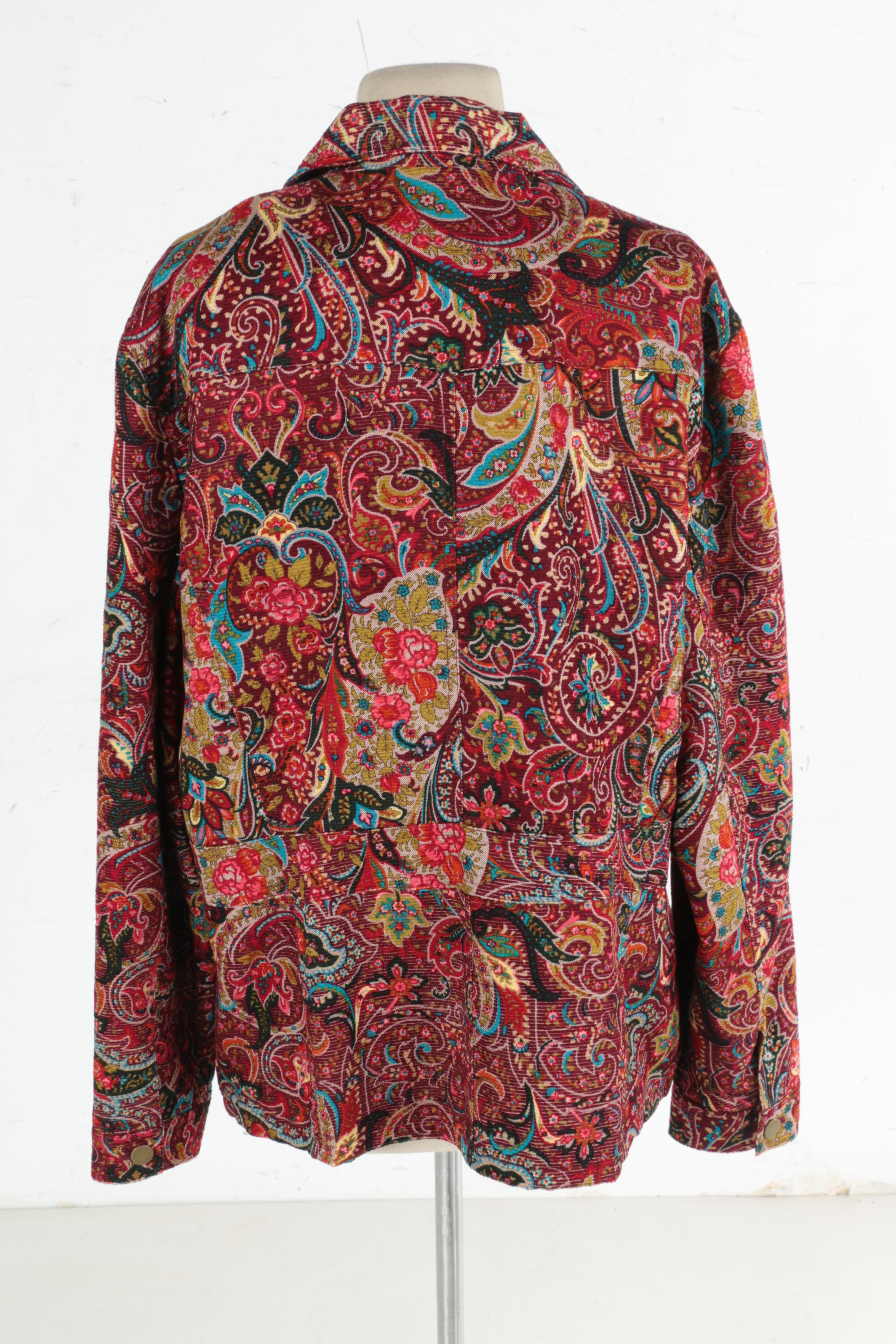 Women's Coldwater Creek Paisley Jacket