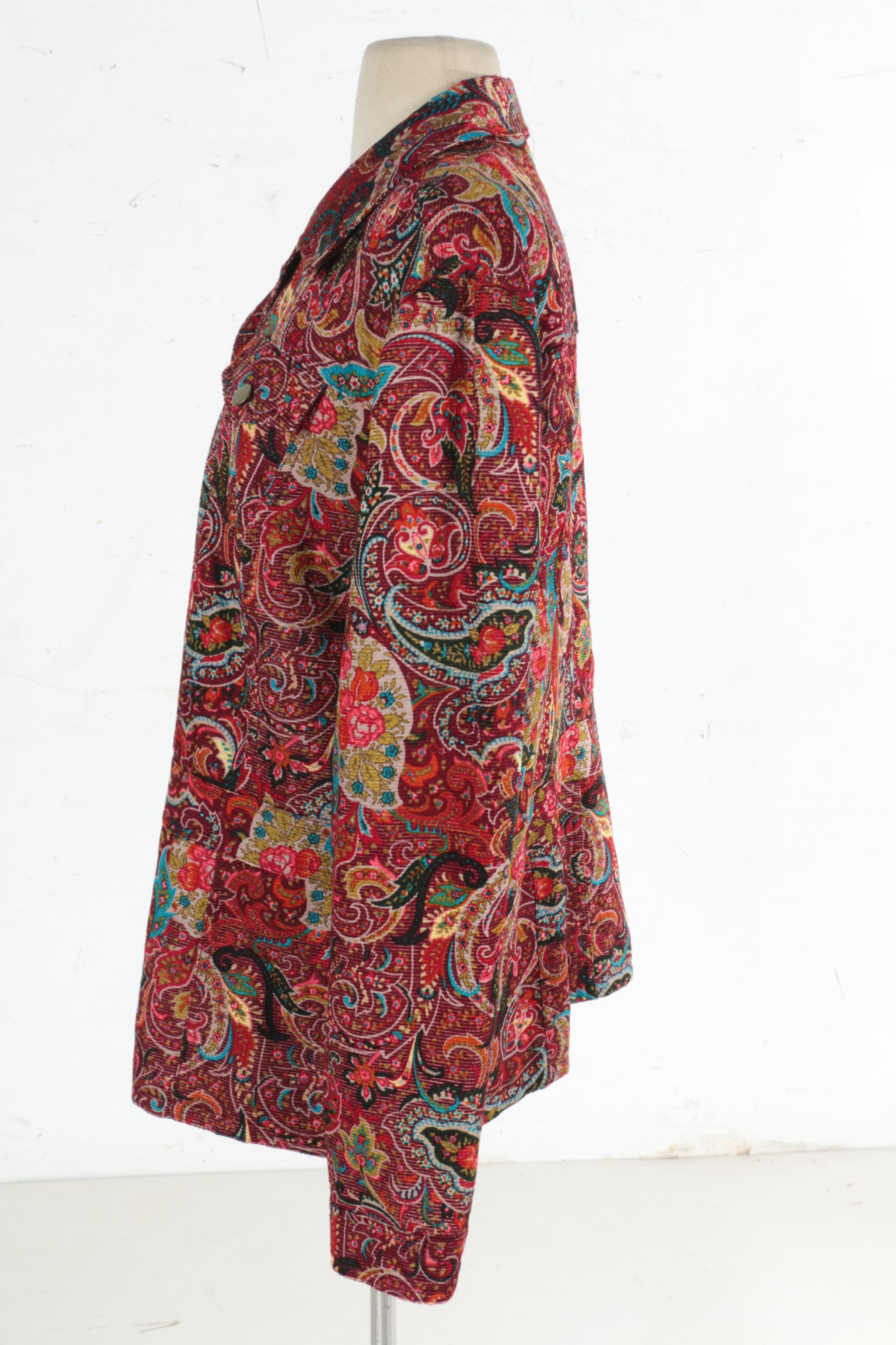 Women's Coldwater Creek Paisley Jacket