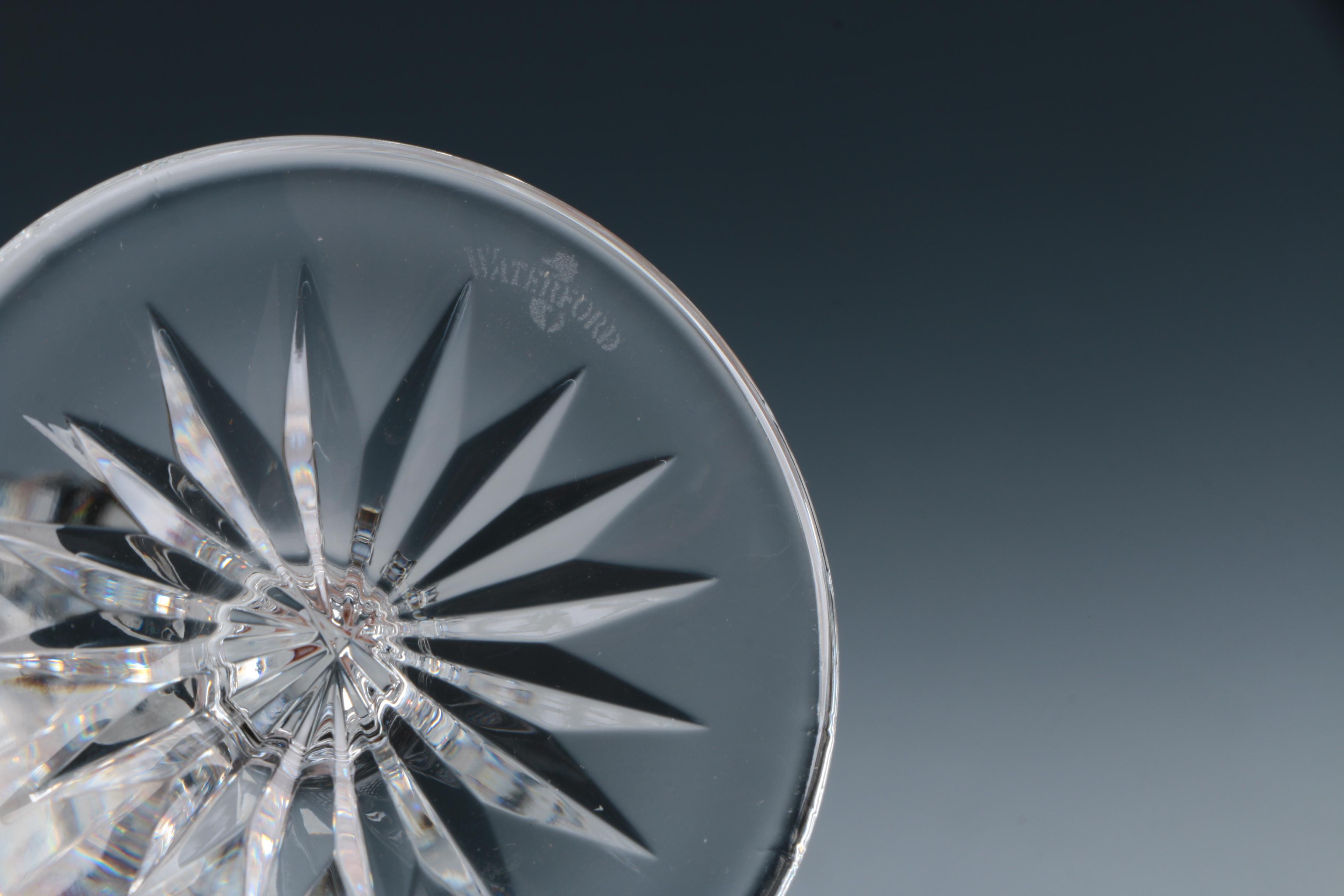 Waterford Crystal "Lismore" Claret Wine Glasses