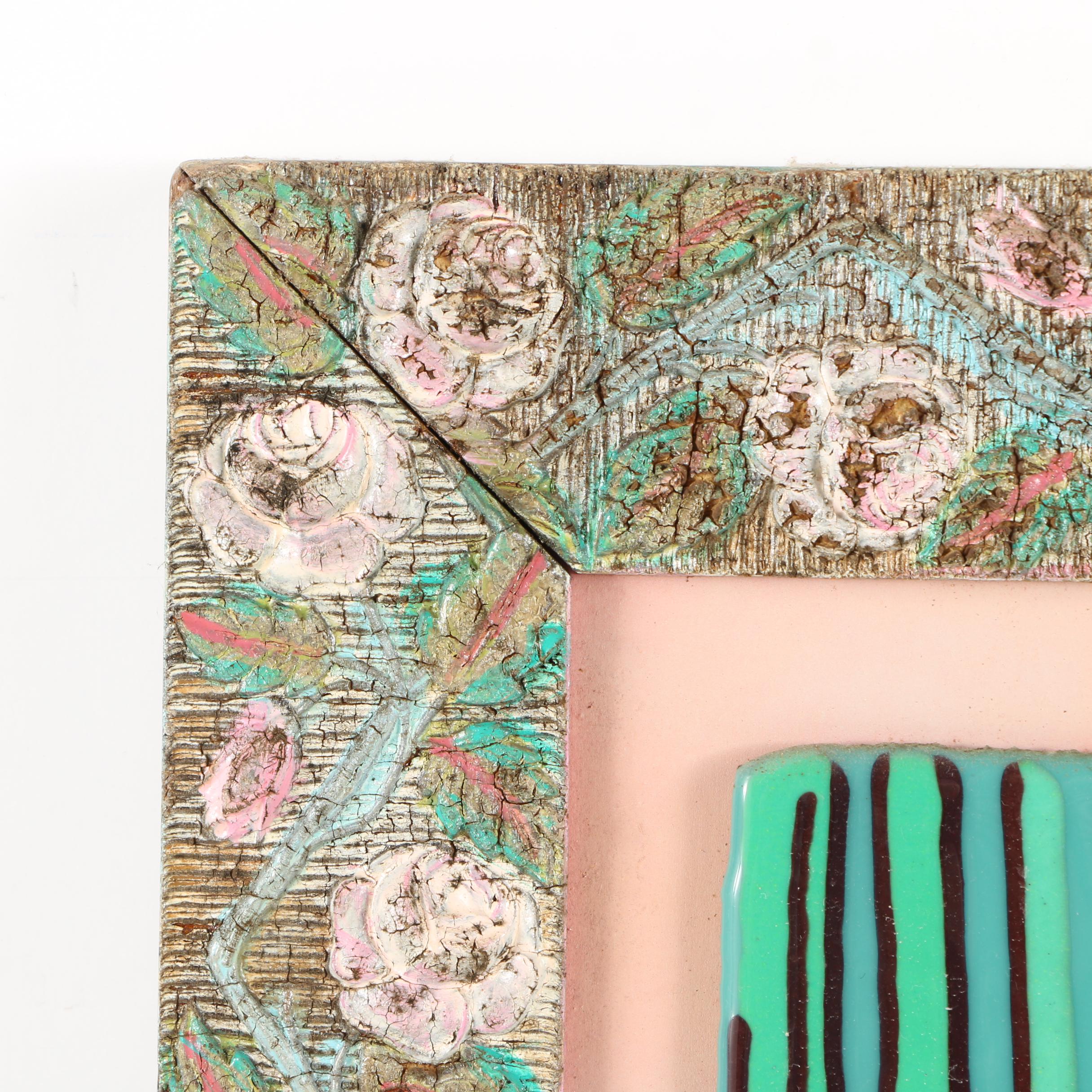 Dawn Adams and Dale Steffey 1991 Fused Glass Scene "Dream Image"