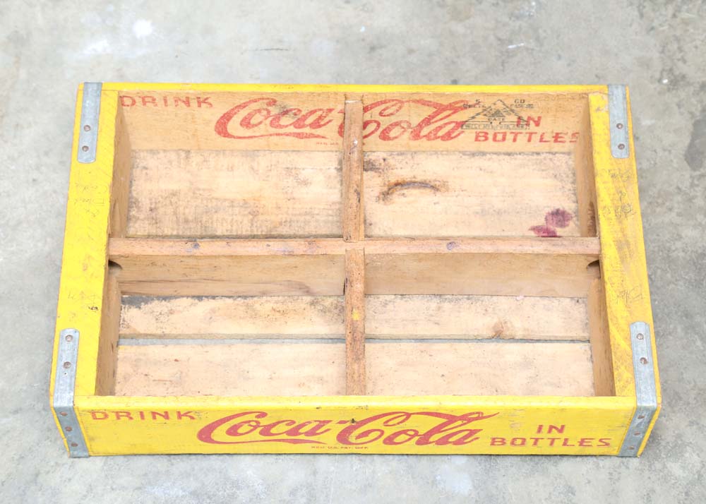 Vintage Coca-Cola Crate and Trays