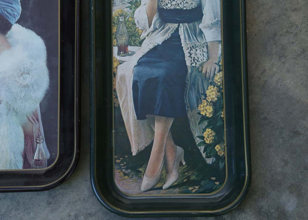 Vintage Coca-Cola Crate and Trays