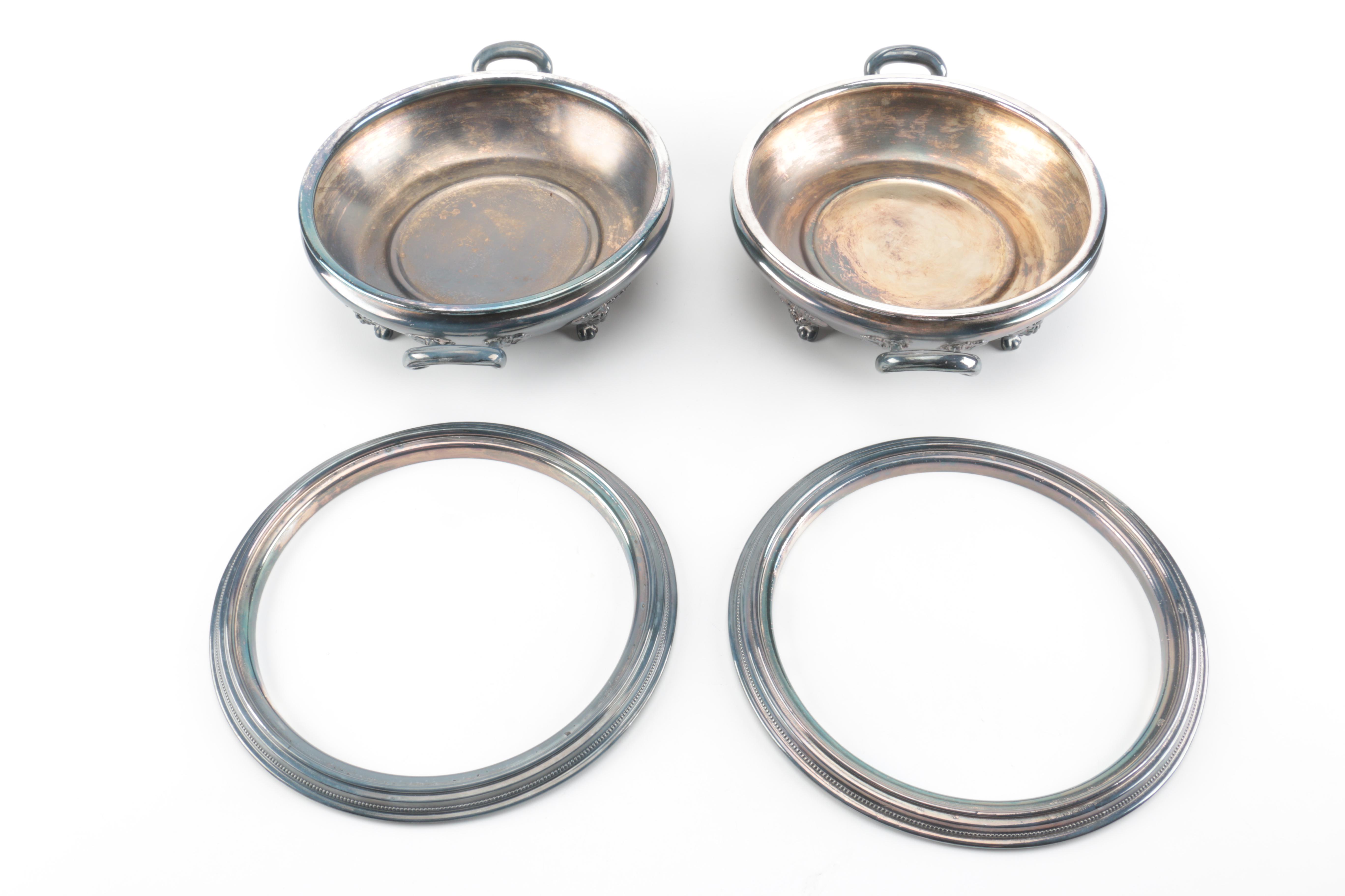 Van Bergh Silver Plate Co and Assorted American Silver Plate Serveware