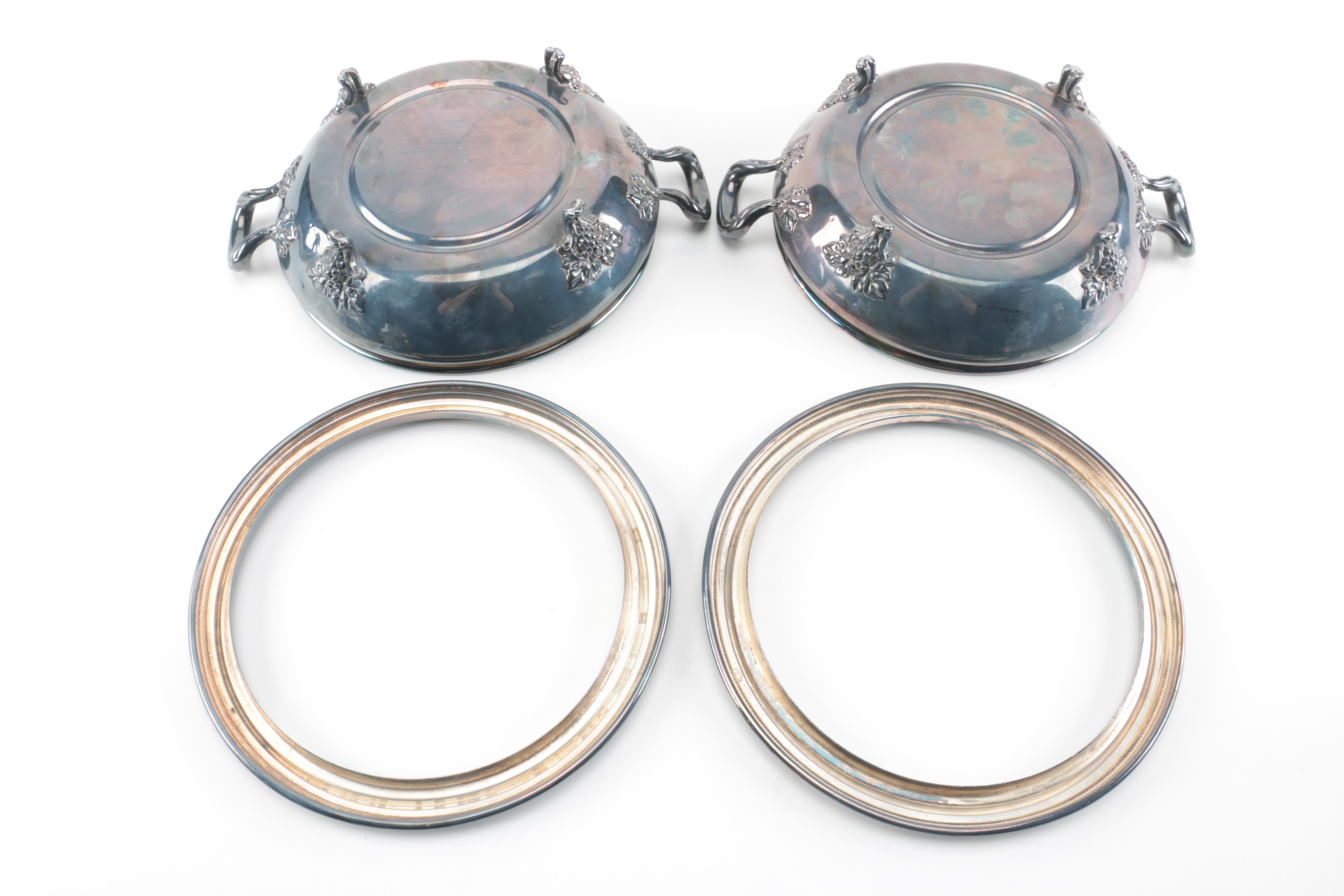 Van Bergh Silver Plate Co and Assorted American Silver Plate Serveware