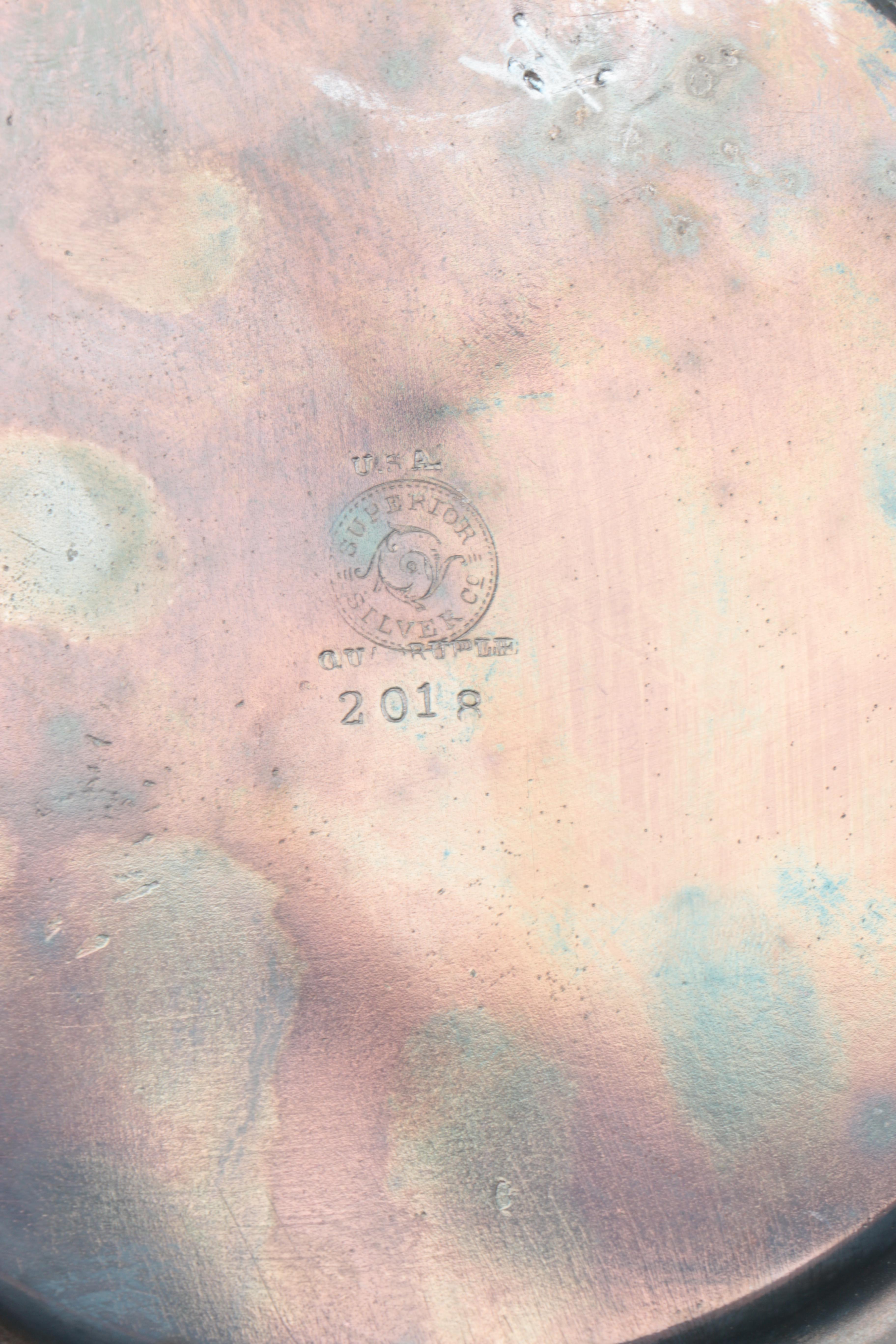 Van Bergh Silver Plate Co and Assorted American Silver Plate Serveware