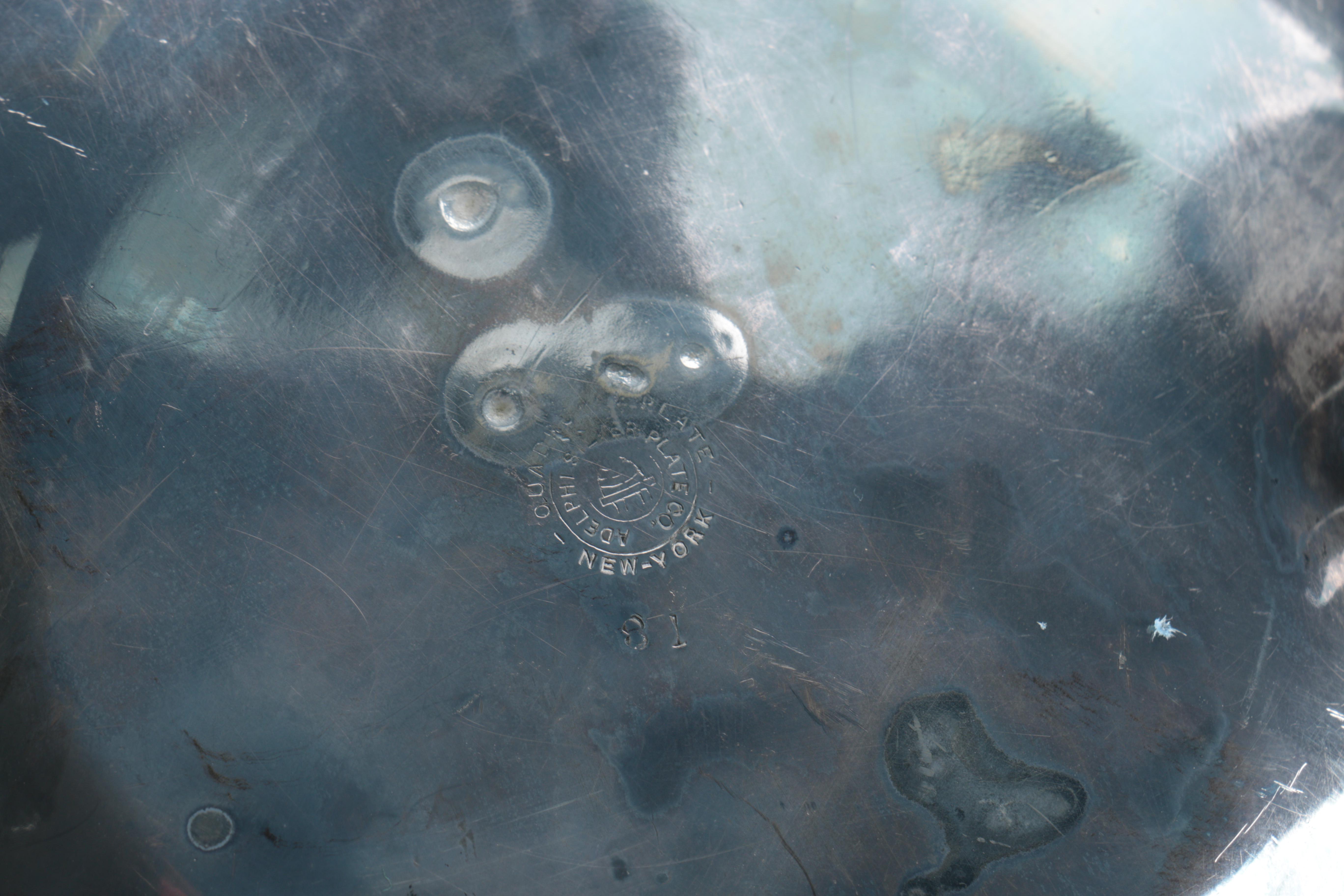 Van Bergh Silver Plate Co and Assorted American Silver Plate Serveware