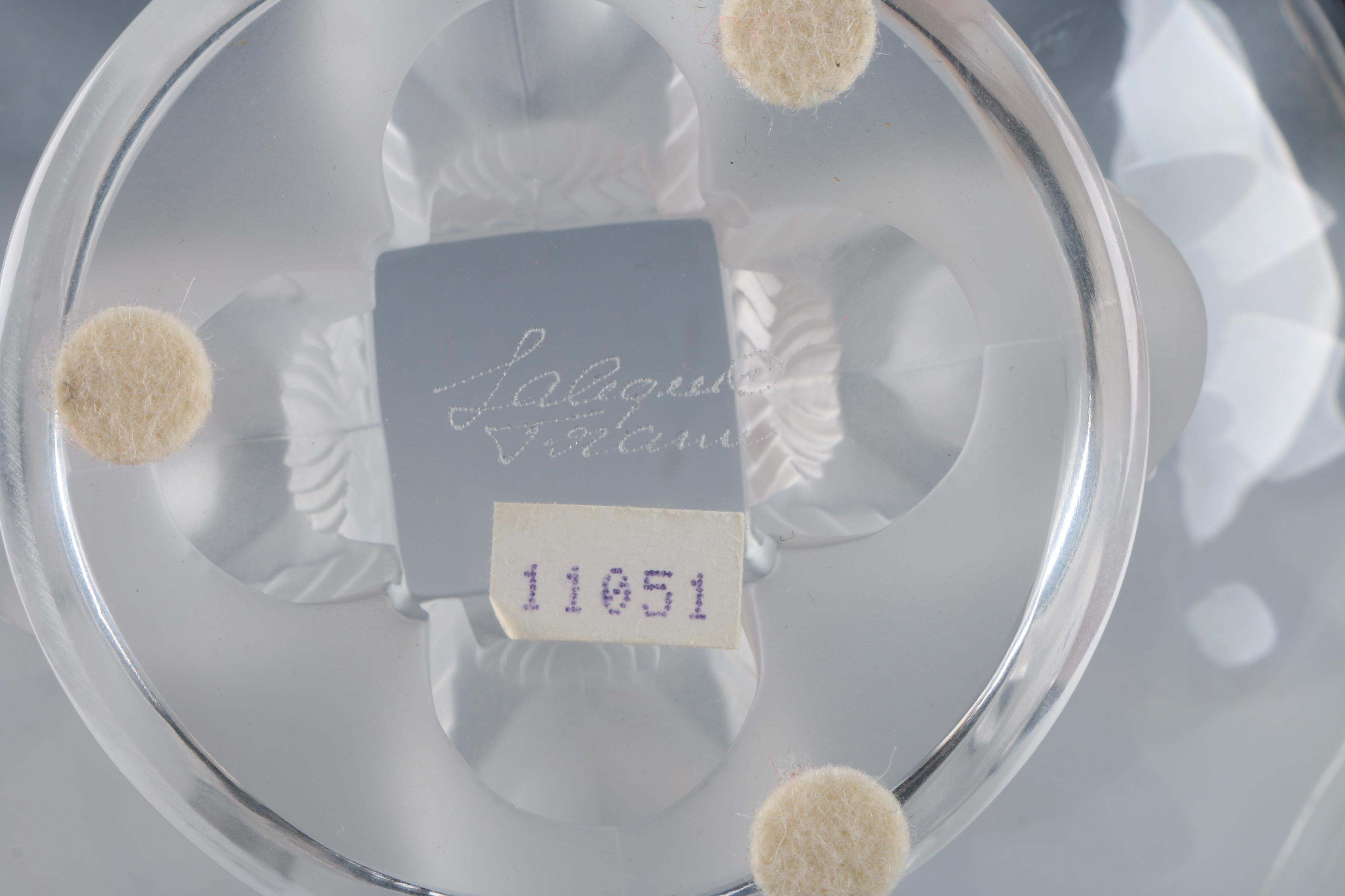 Lalique Crystal "Nogent" Compote